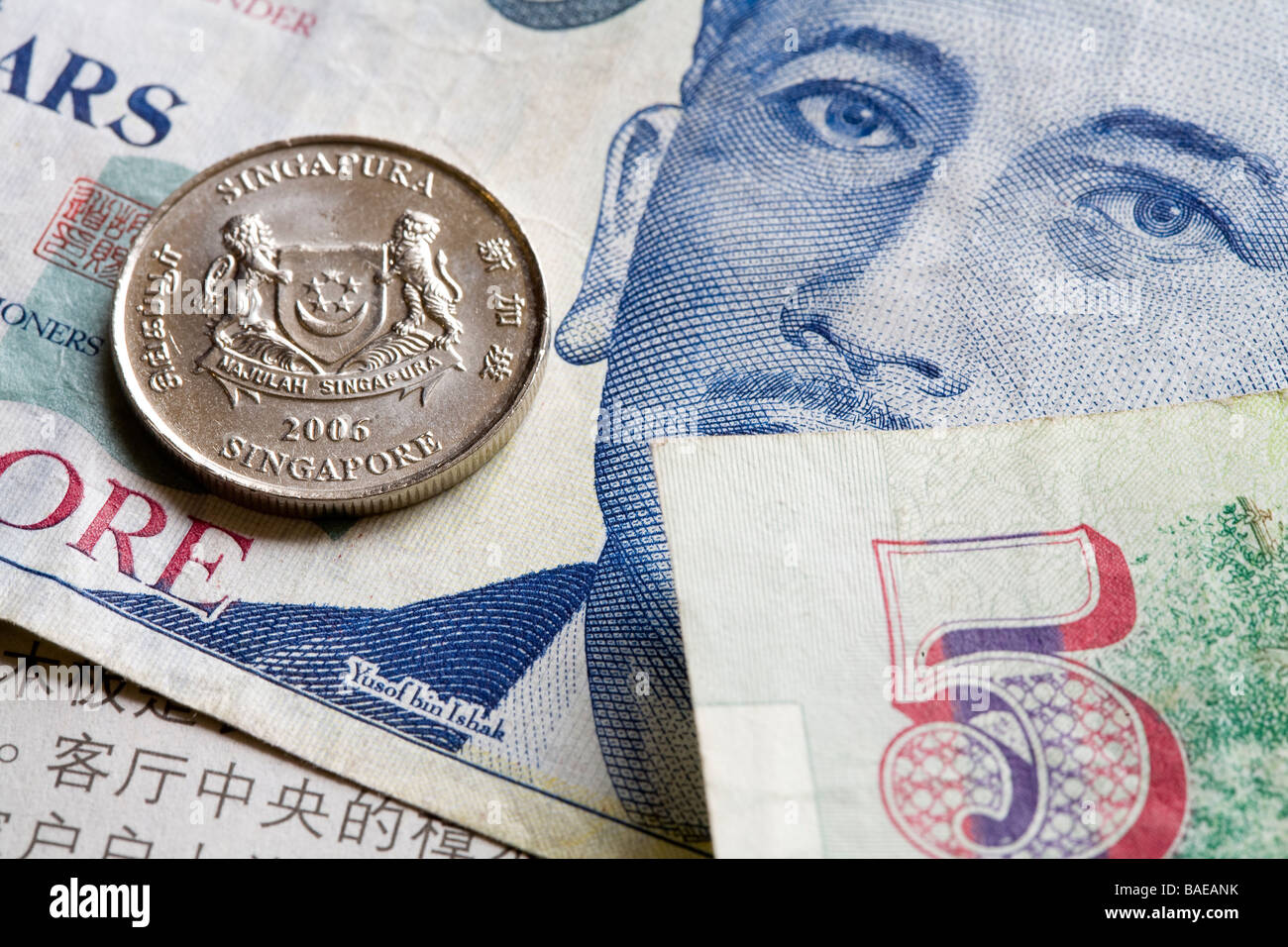 Singapore, Singapore dollars Stock Photo