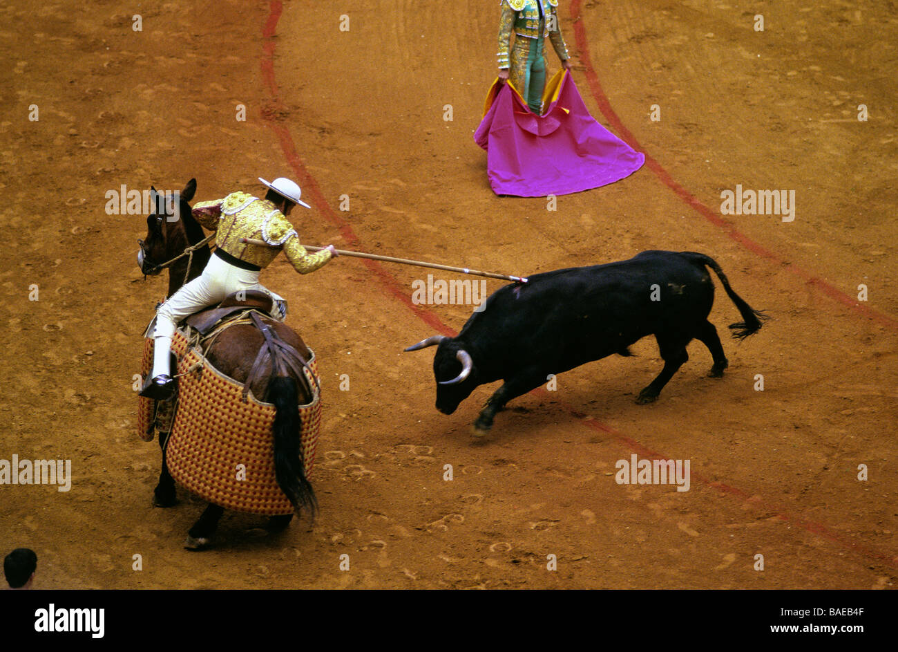 Spain, Andalucia, Cordova, Bullfighting, picador Stock Photo
