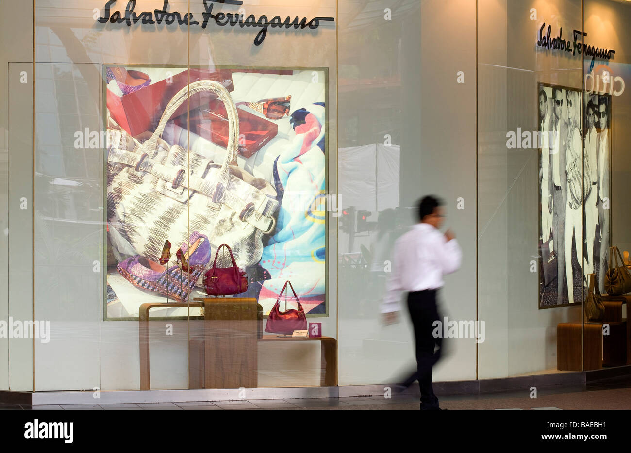 Singapore, Orchard Road, ISETAN Scotts, front Salvatore Ferragamo Stock  Photo - Alamy