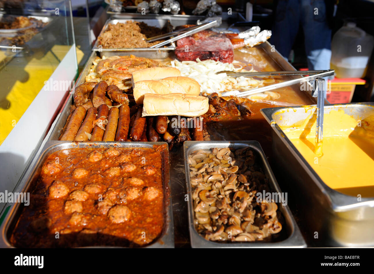 Food at Strawberry Festival Plant City Florida Stock Photo Alamy