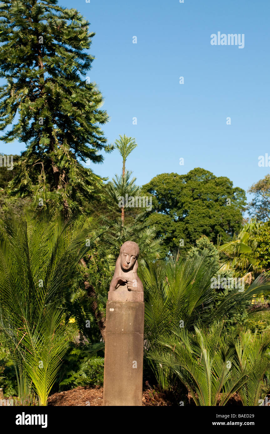 I Wish sculpture by Check born artist Arthur Fleischmann Royal Botanic Gardens Sydney NSW Australia Stock Photo