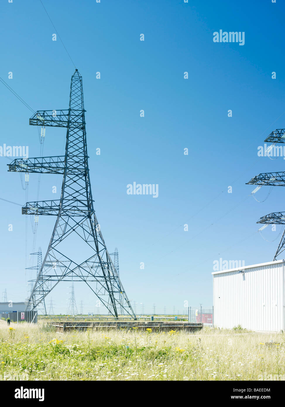 Pylons Stock Photo Alamy