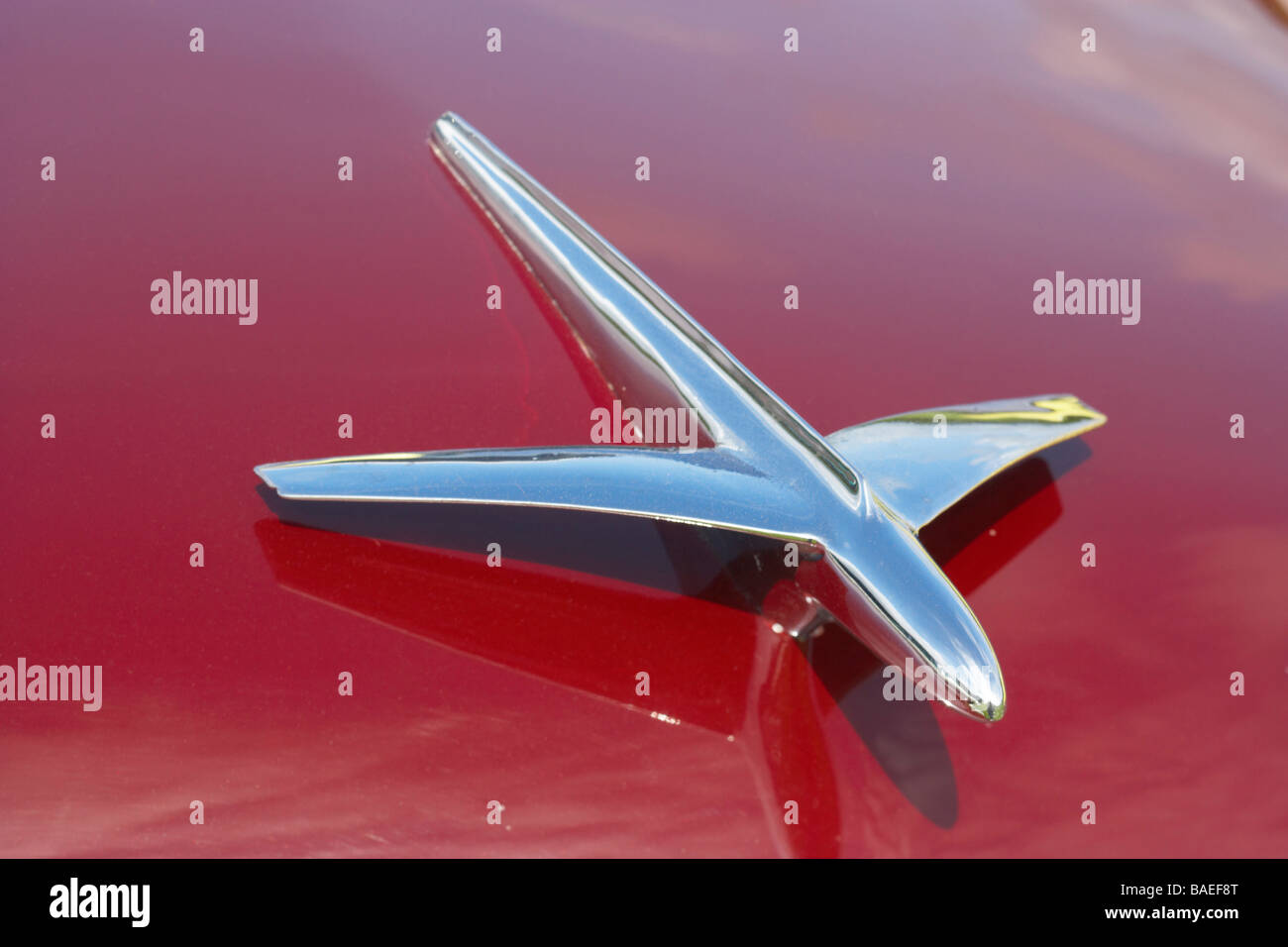 1952 FORD HOOD ORNAMENT Stock Photo Alamy