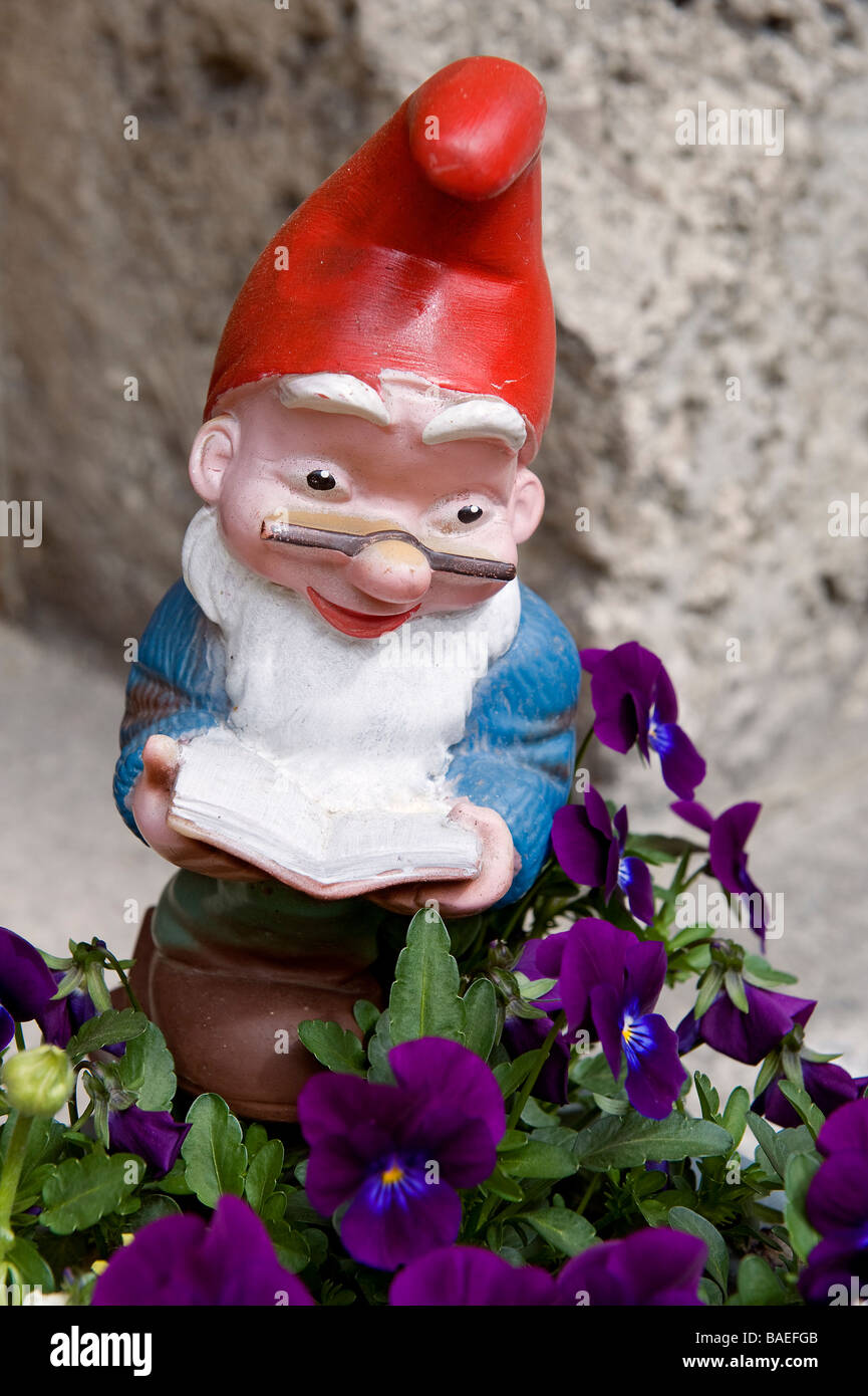 Switzerland, Canton of Fribourg, Fribourg, garden dwarf in the Art and