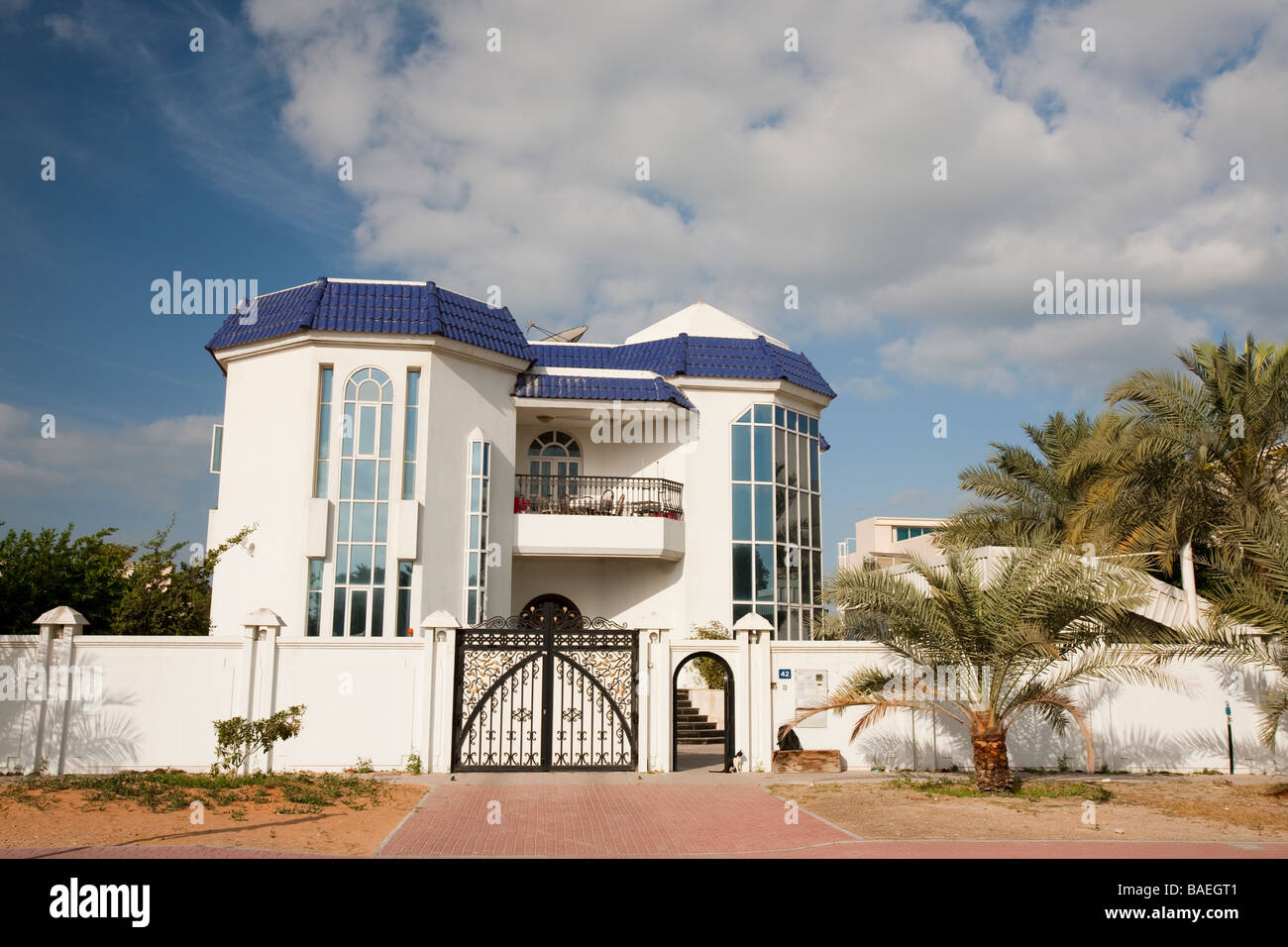 An expensive house in Dubai Stock Photo Alamy