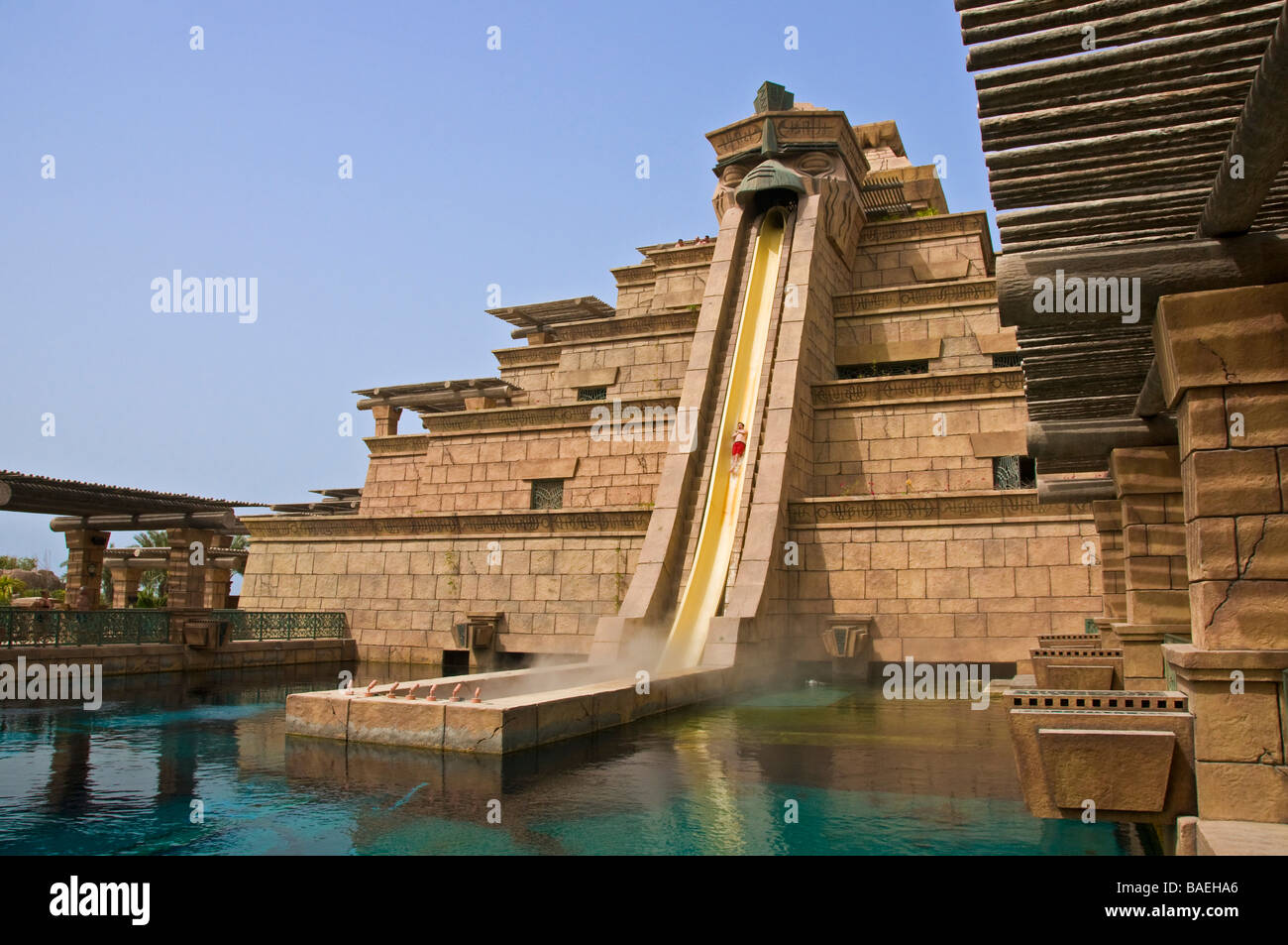 Aquaventure waterpark Atlantis Dubai Stock Photo