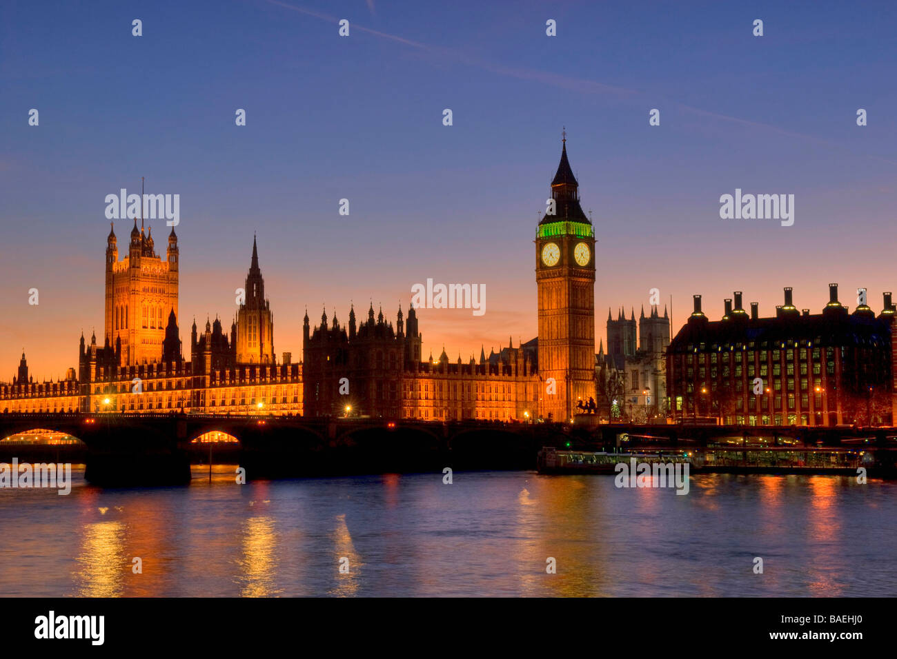 The colors of Big Ben Stock Photo - Alamy