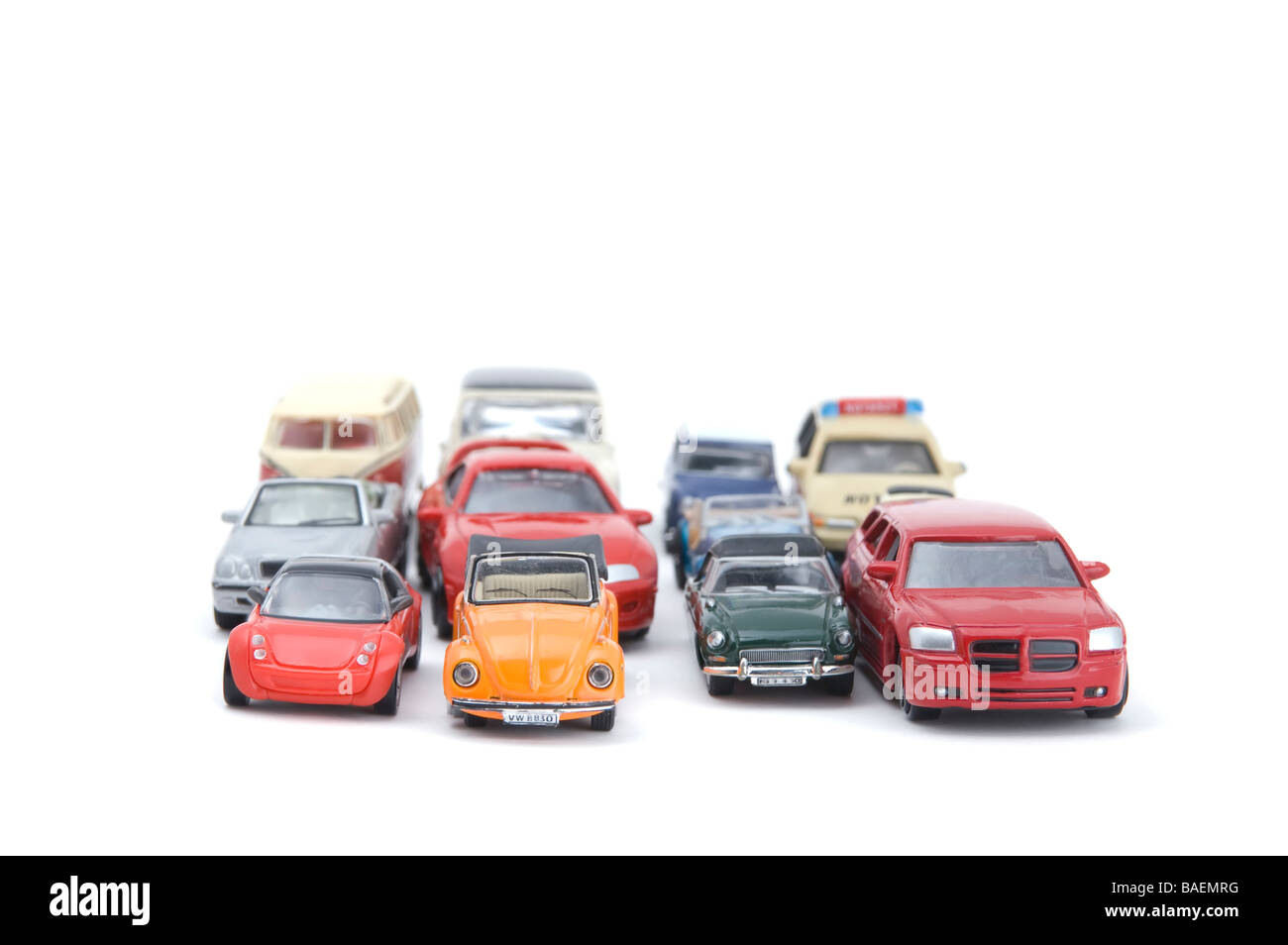 object on white model toy car Stock Photo