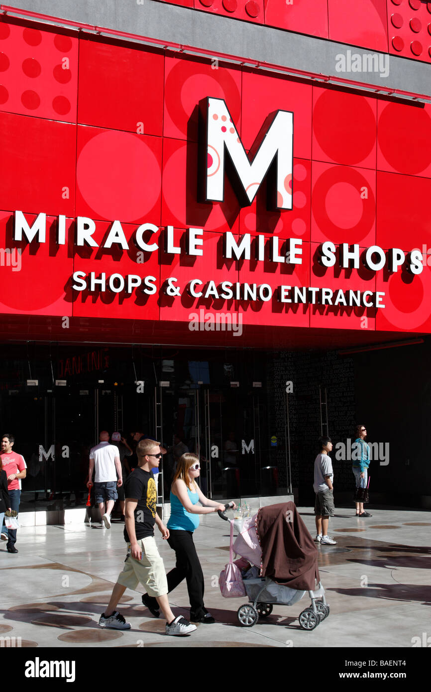 entrance to the miracle mile shops and casino las vegas boulevard las
