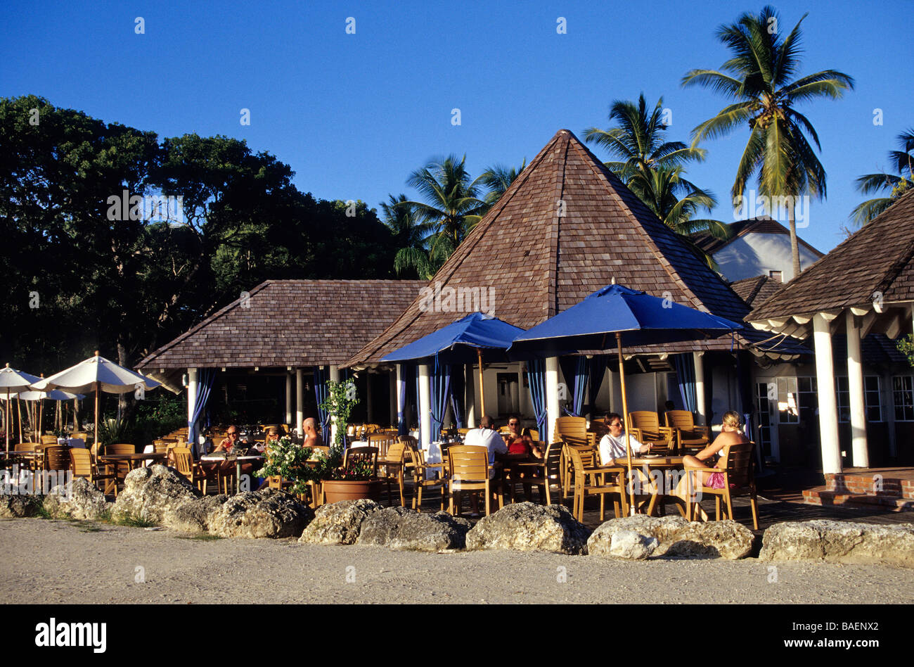 Barbados, Saint Peter, Almond Beach village Stock Photo Alamy