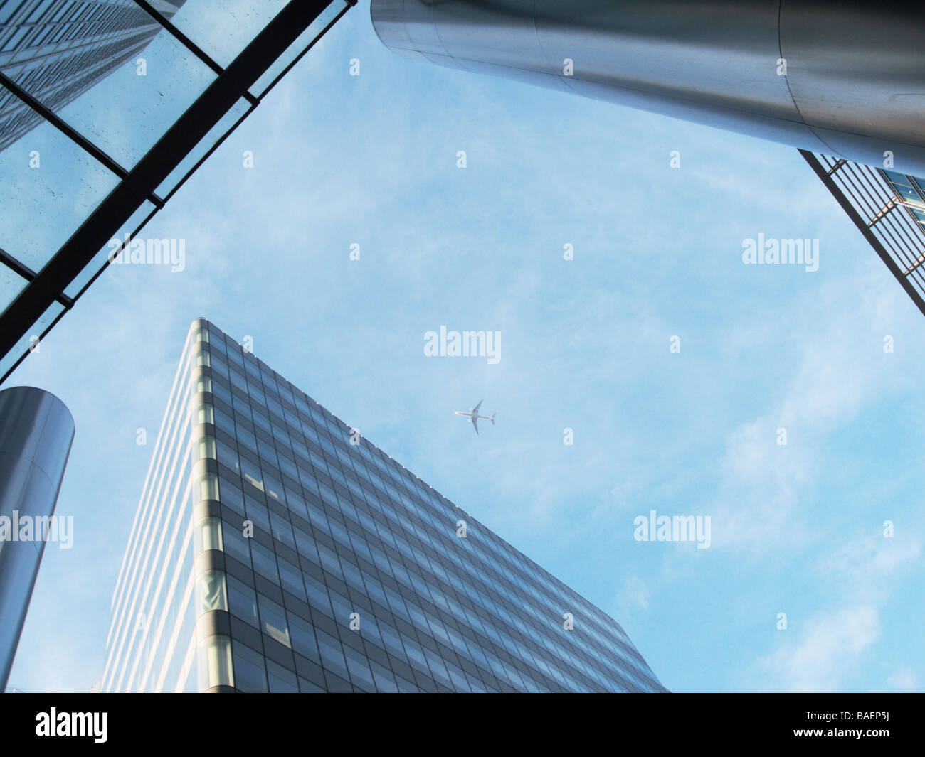 Office Buildings Canary Wharf London UK TV000118 Stock Photo - Alamy