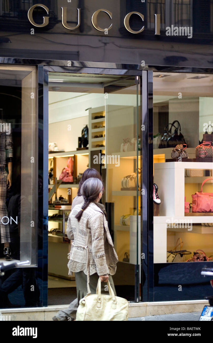 Boutique Via Calabritto, Naples, Campania, Italy Photo - Alamy