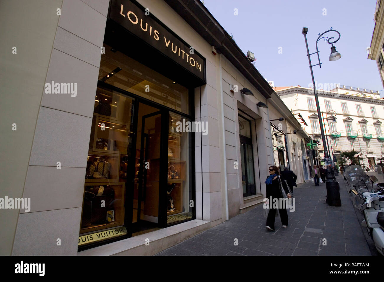 Boutique Louis Vitton, Via Calabritto, Naples, Campania, Italy Stock Photo  - Alamy