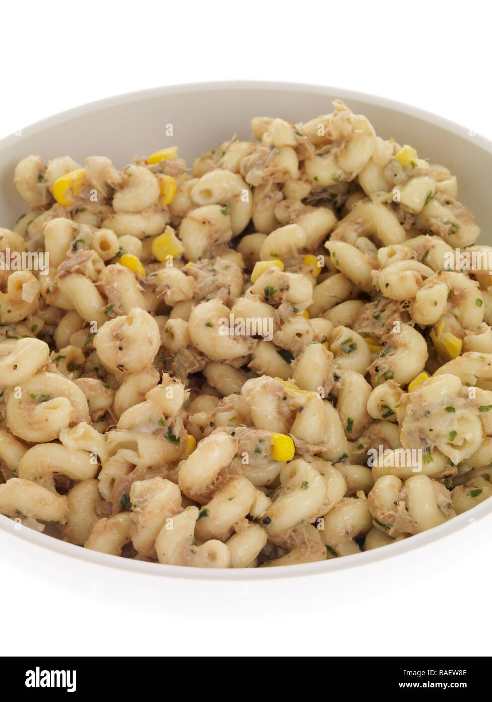 Tuna and Sweetcorn Pasta Salad Stock Photo Alamy