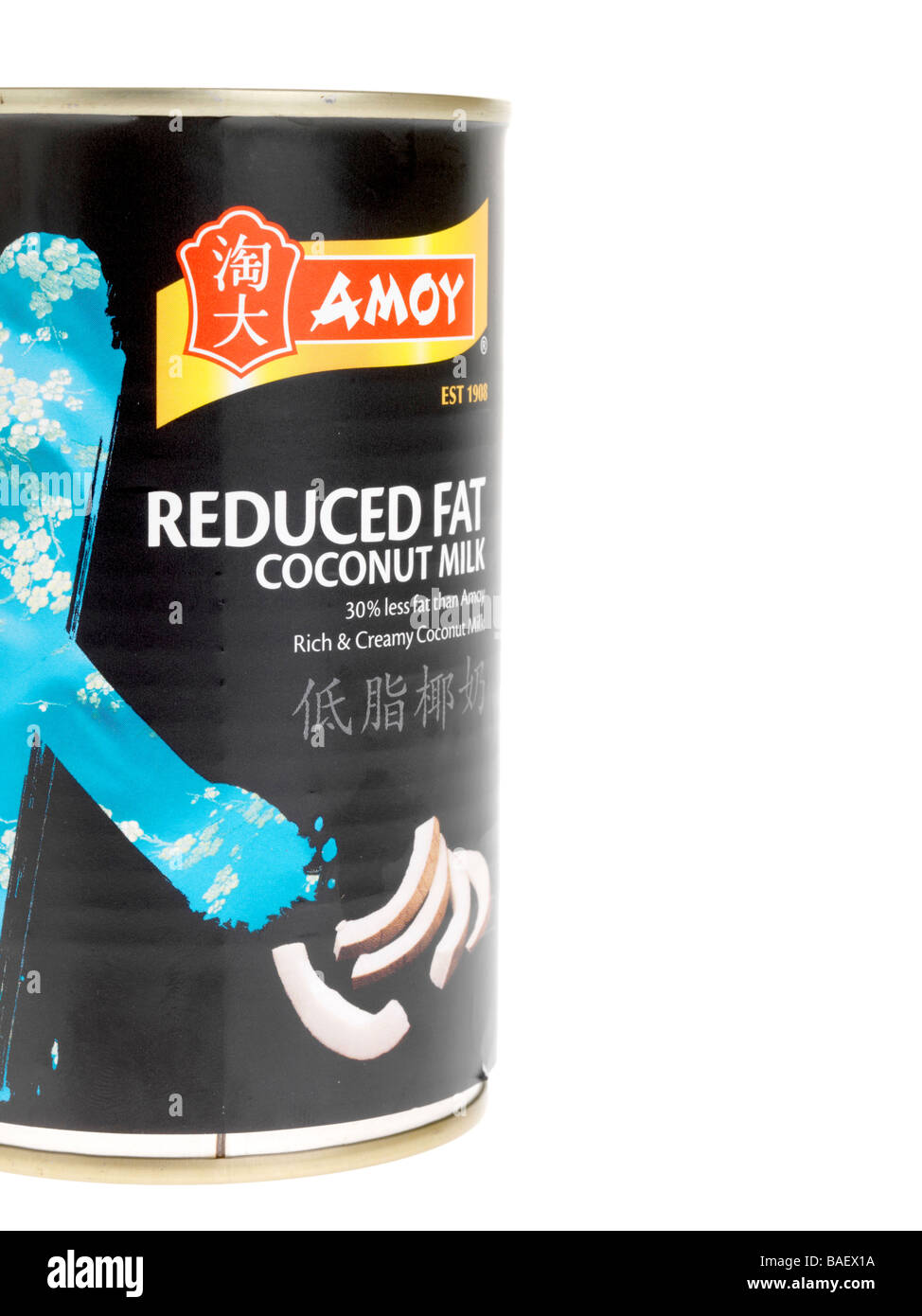 Reduced Fat Coconut Milk Stock Photo Alamy