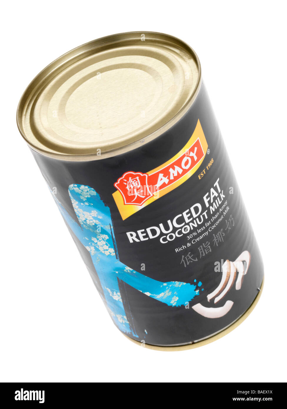 Reduced Fat Coconut Milk Stock Photo Alamy
