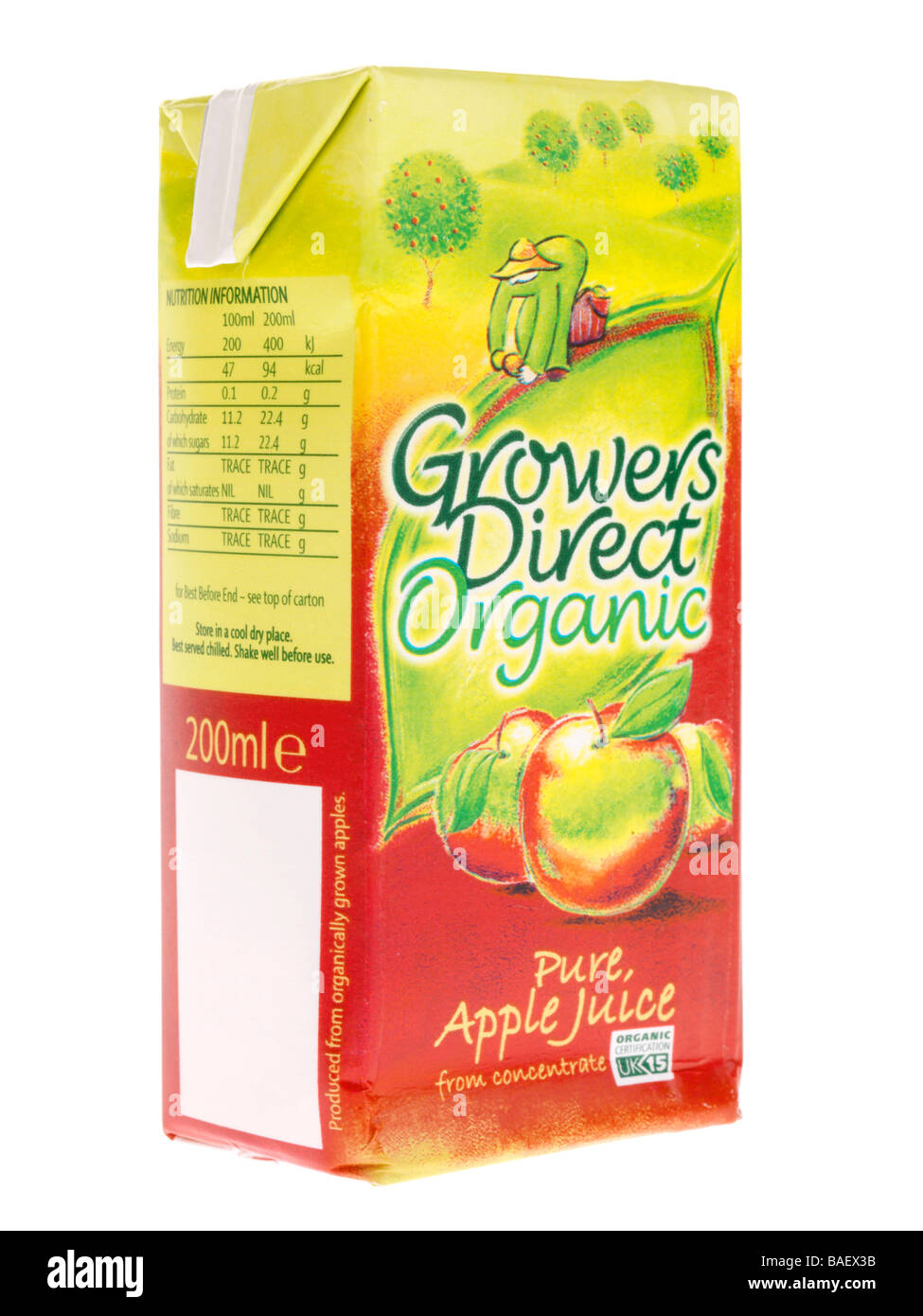 Pure Apple Juice Stock Photo Alamy