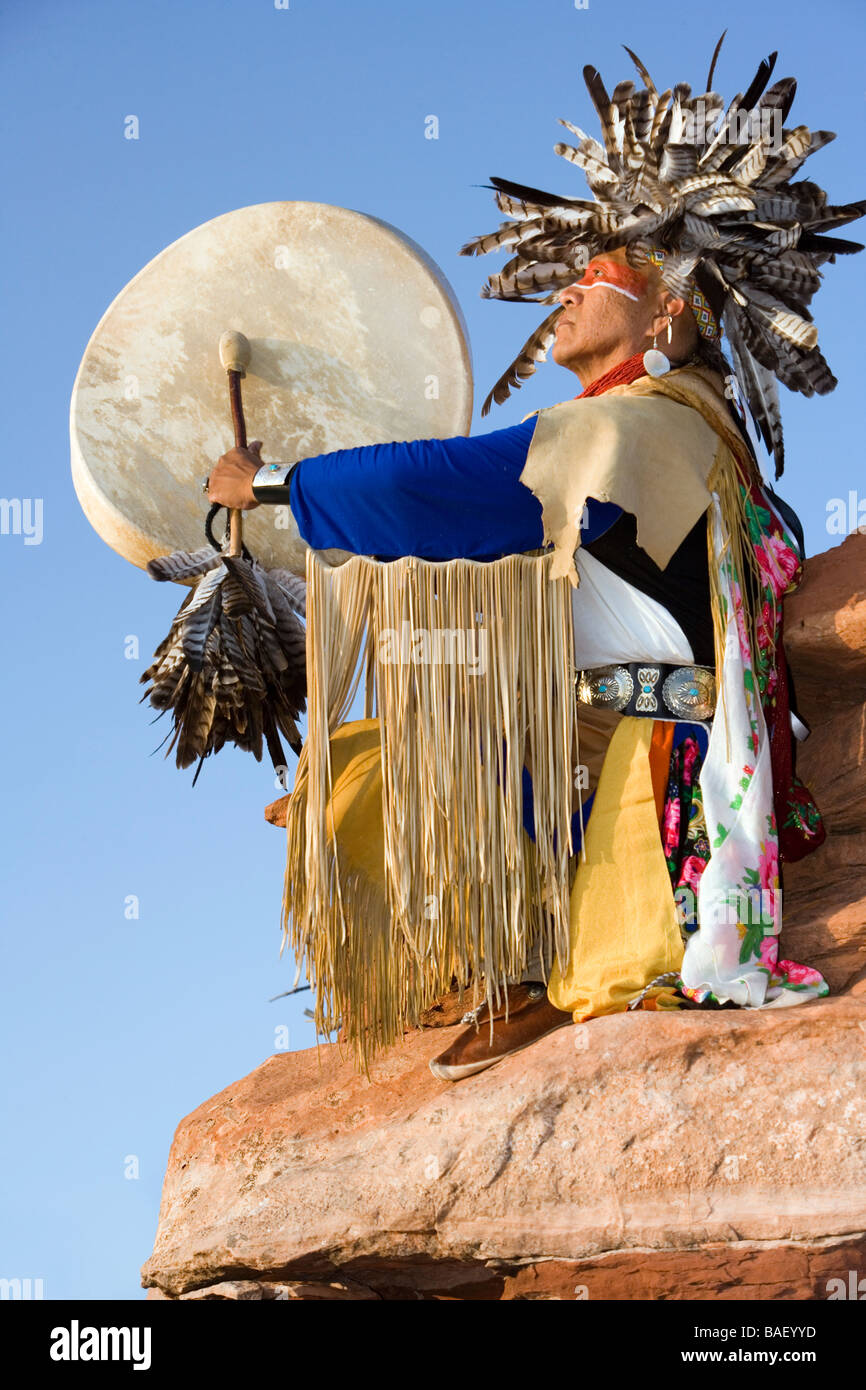 Native American Indian Medicine Man High Resolution Stock Photography