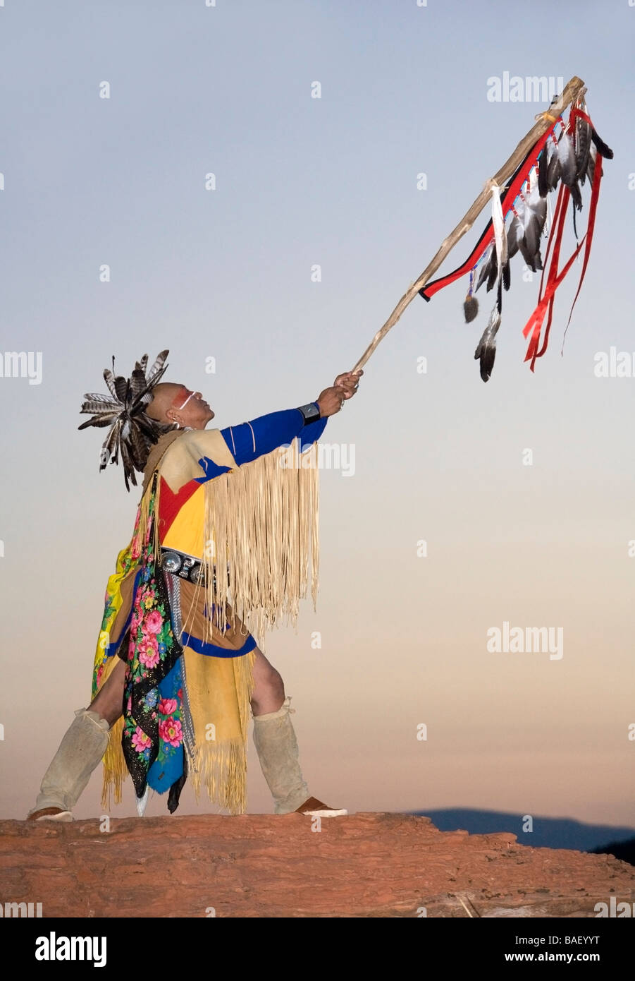 Native american medicine man historical hires stock photography and
