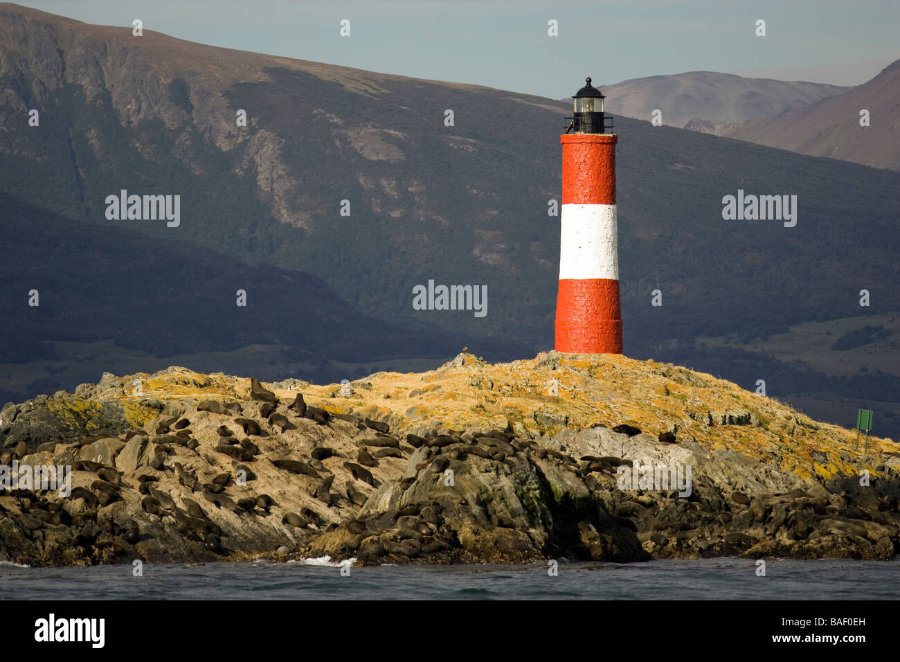 Les Eclaireurs Lighthouse - Ushuaia, Argentina Stock Photo - Alamy