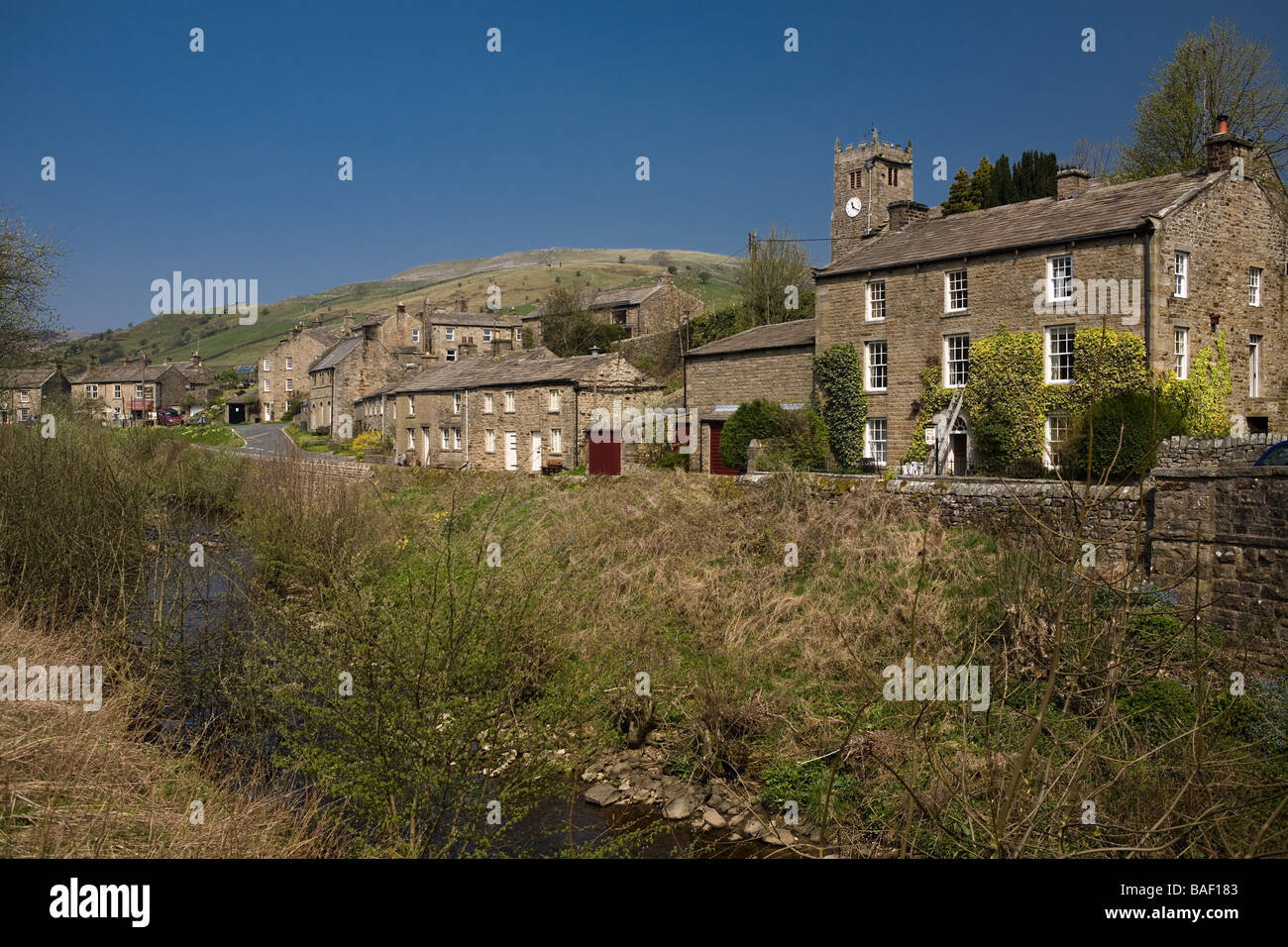 Muker Village Swaledale Yorkshire Dales England Stock Photo Alamy