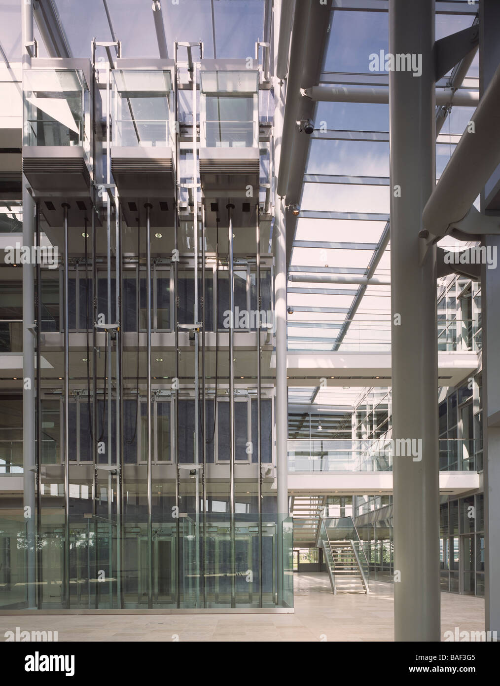 Plot 4, Reading, United Kingdom, Epr Architects, Plot 4 atrium with