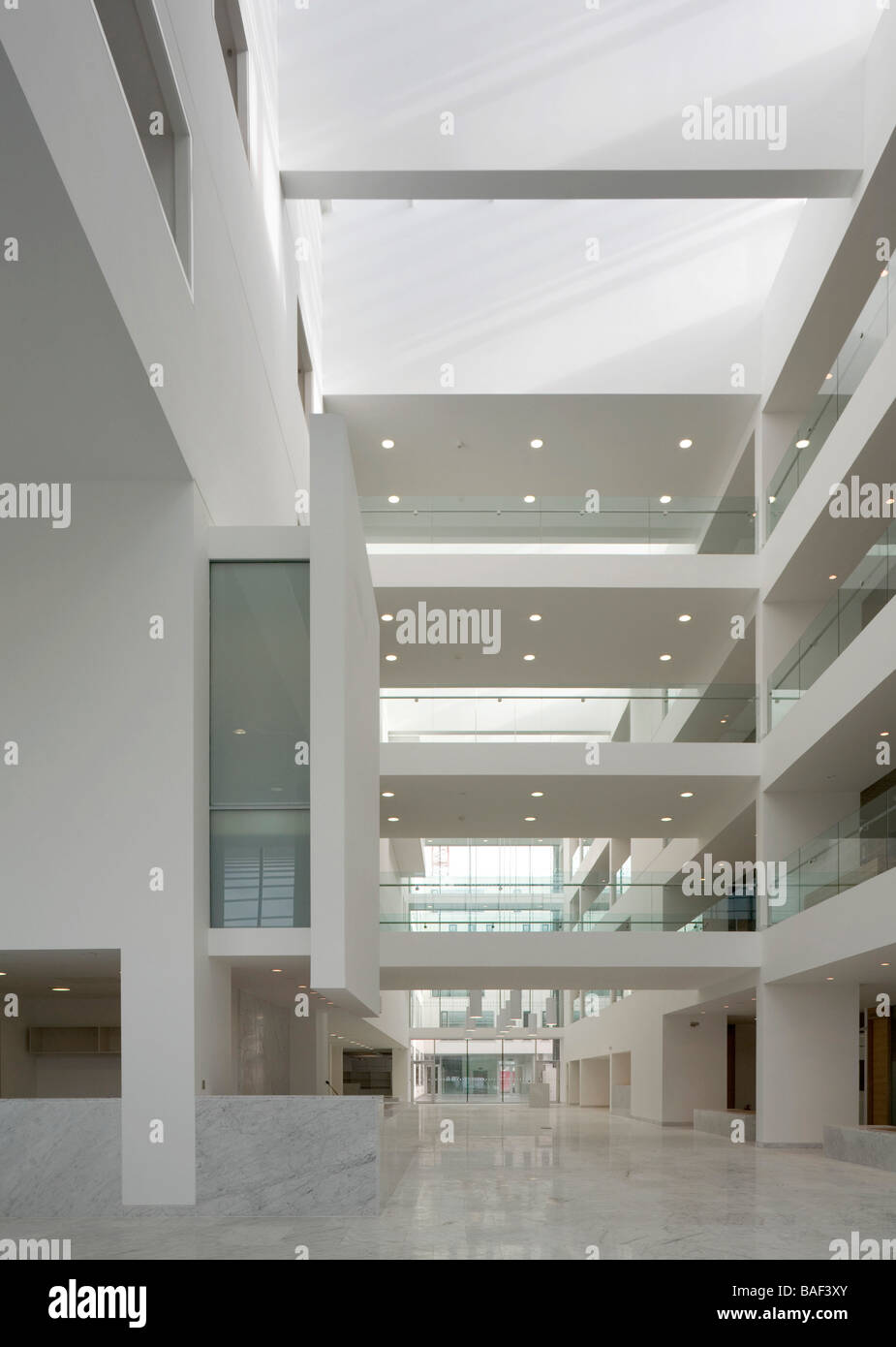 Cork Civic Offices, Cork, Ireland, Abk Architects, Cork offices atrium