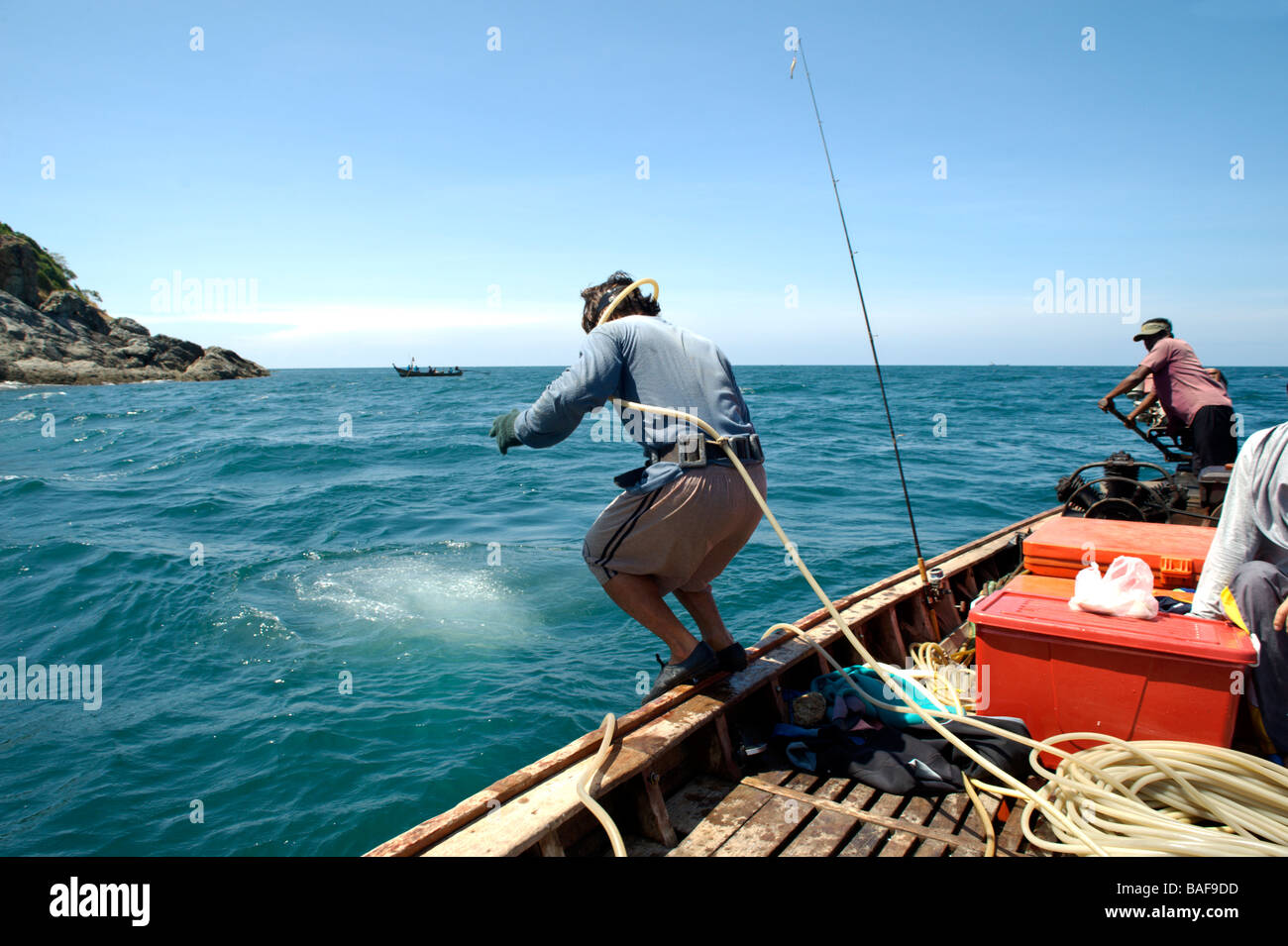 Sea Gypsy Fishermen Stock Photo Alamy