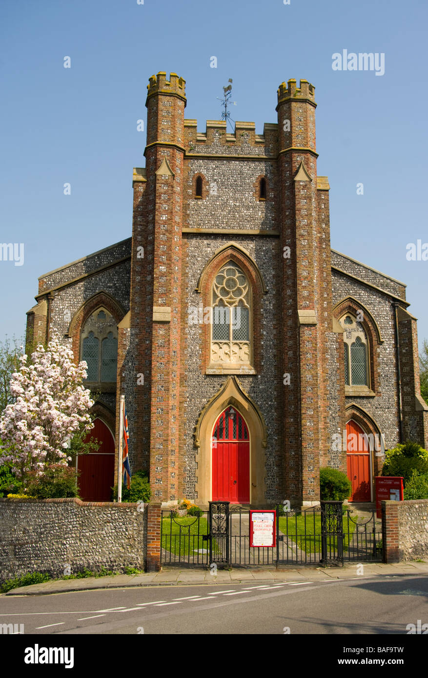 The Parish Church Of St John Lewes East Sussex Stock Photo