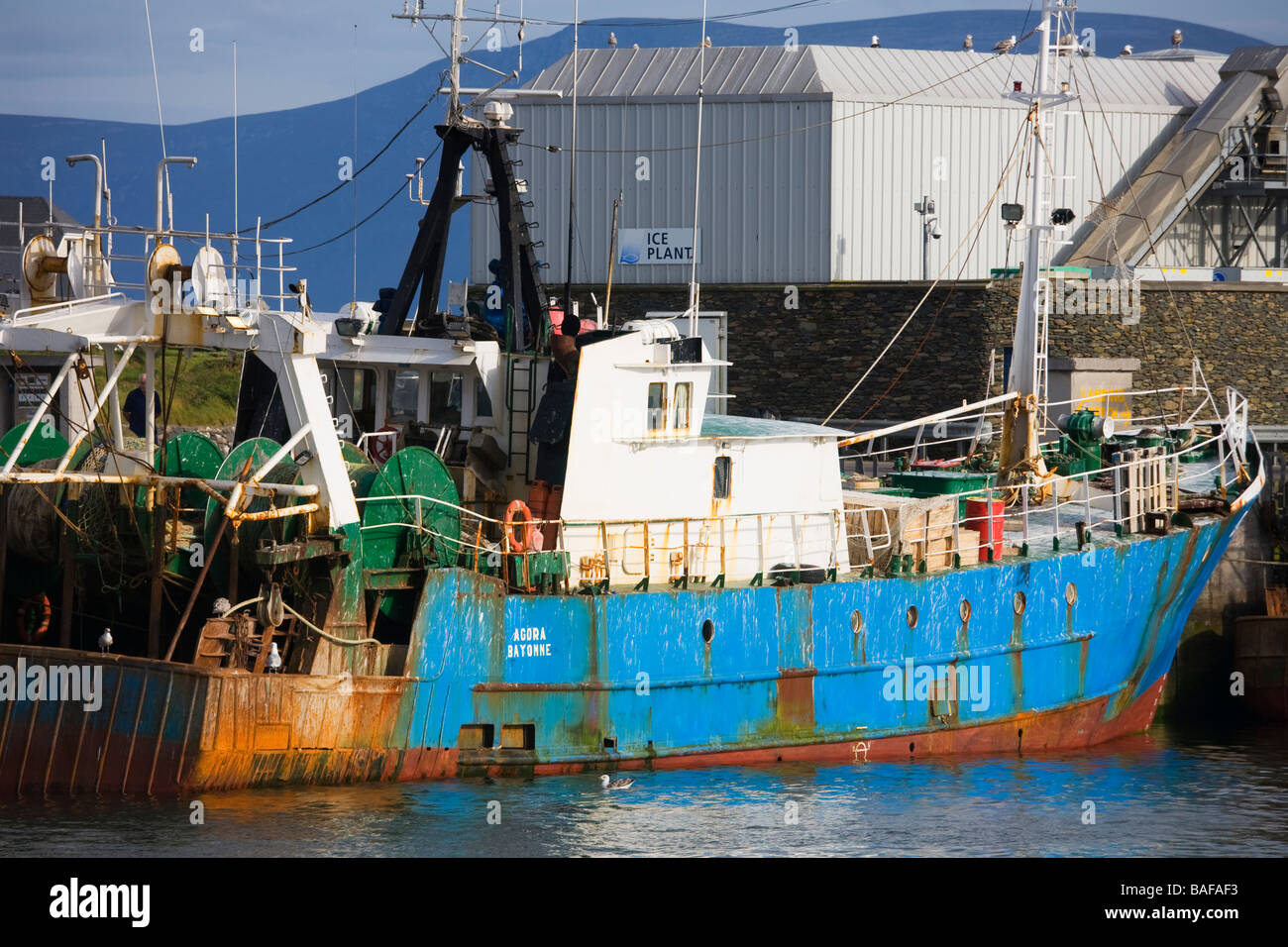 Fishing Boats Dingle Port County Kerry Ireland Stock Photo - Alamy