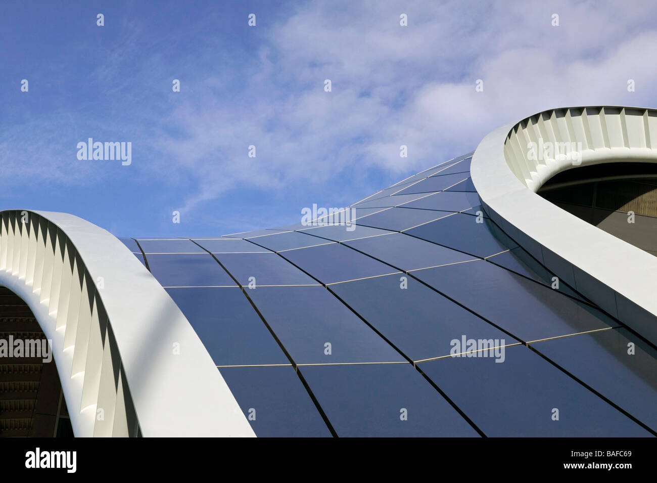 The Sage Gateshead, Gateshead, United Kingdom, Foster and Partners, Sage centre. Stock Photo