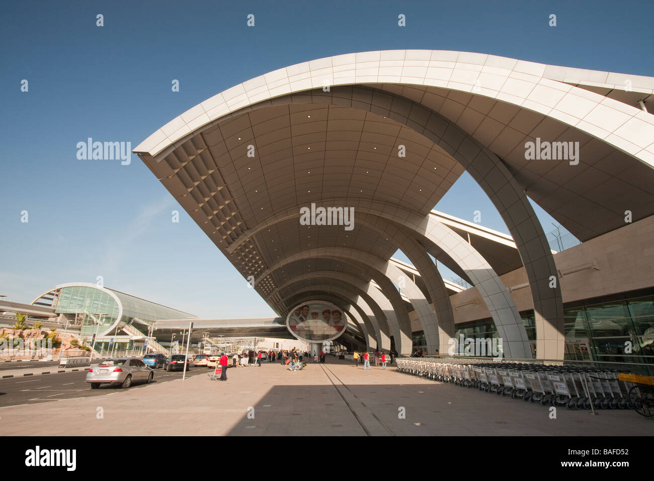 Yfb Terminal Dubai airport terminal building Stock Photo - Alamy