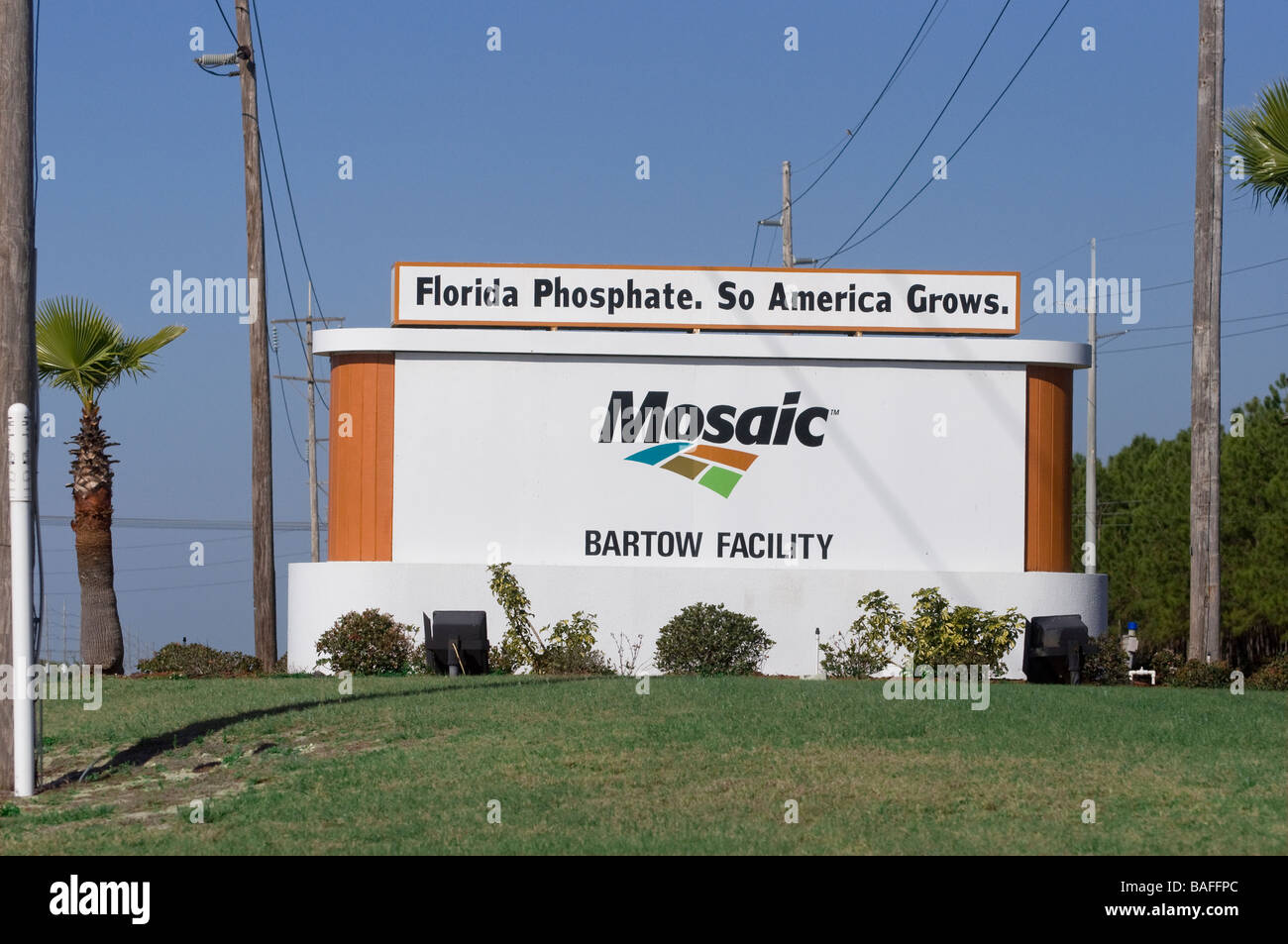 Phosphate mine florida hi res stock - Phosphate Mining Facility At Bartow Florida BAFFPC