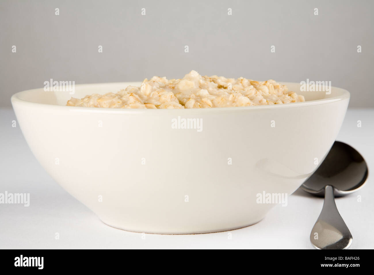A bowl of porridge Stock Photo