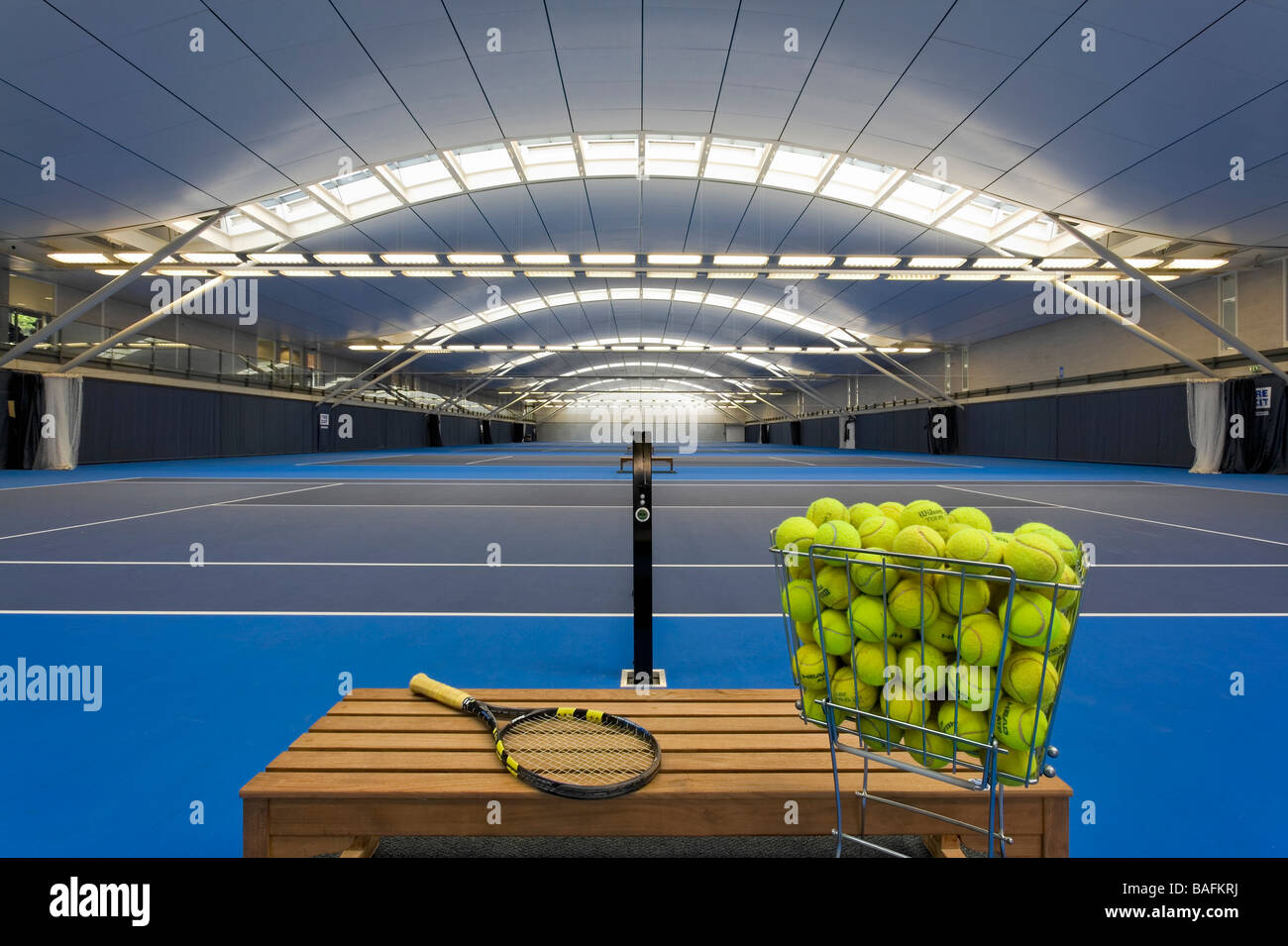 National Tennis Centre / Lawn Tennis Association Headquarters, London,  United Kingdom, Hopkins Architects, National tennis Stock Photo - Alamy