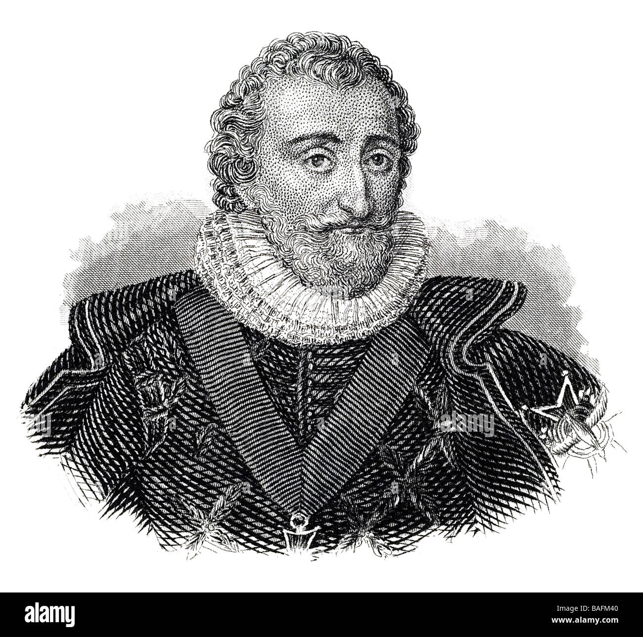 Henry III, King of Navarre, Henry de Bourbon Stock Photo