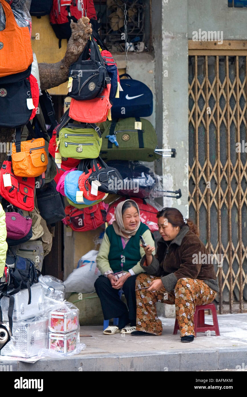 Vendor selling bags in a street market – Stock Editorial Photo ©  imagedb_seller #32949747