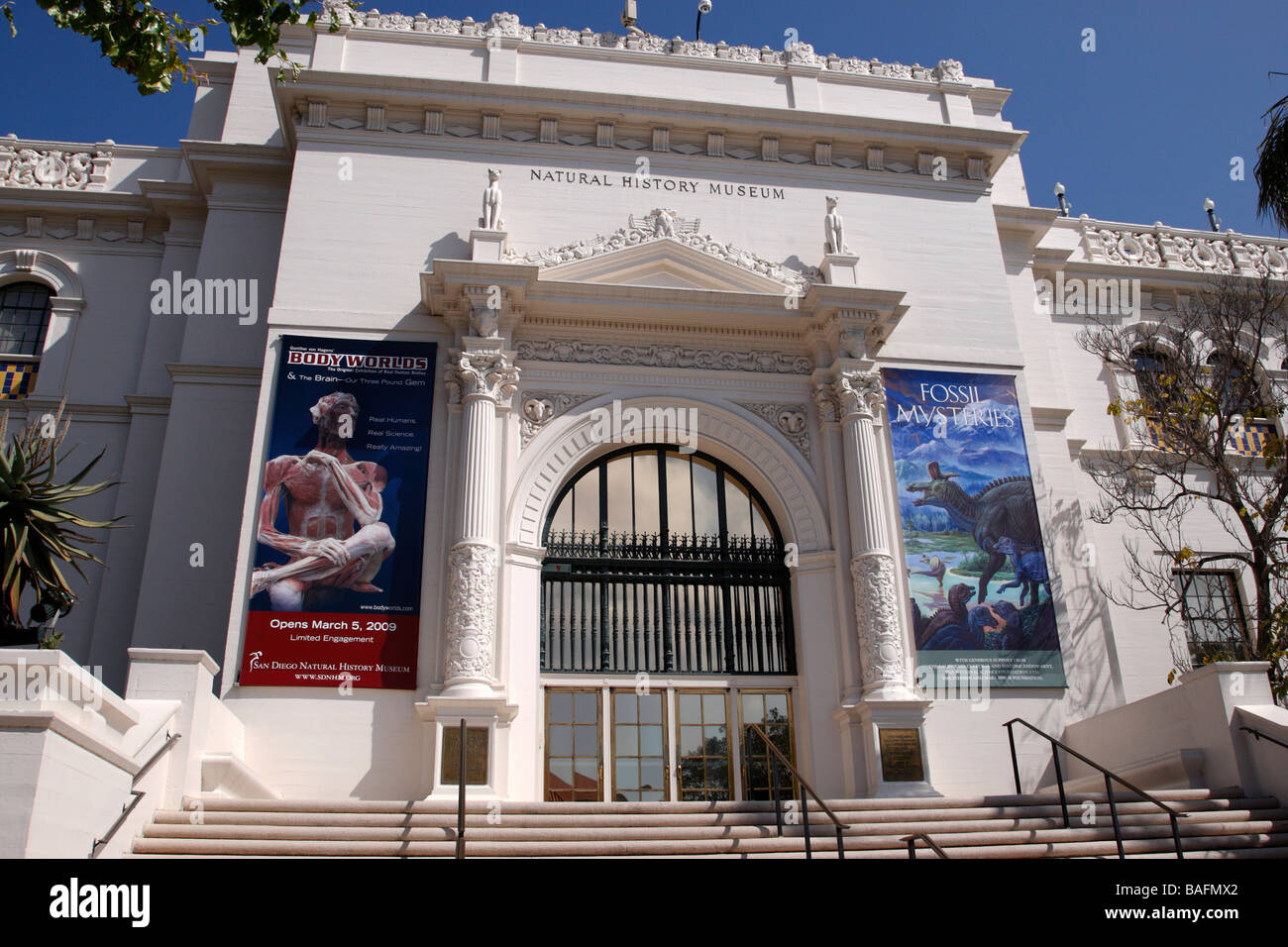 facade of the natural history museum balboa park san diego california