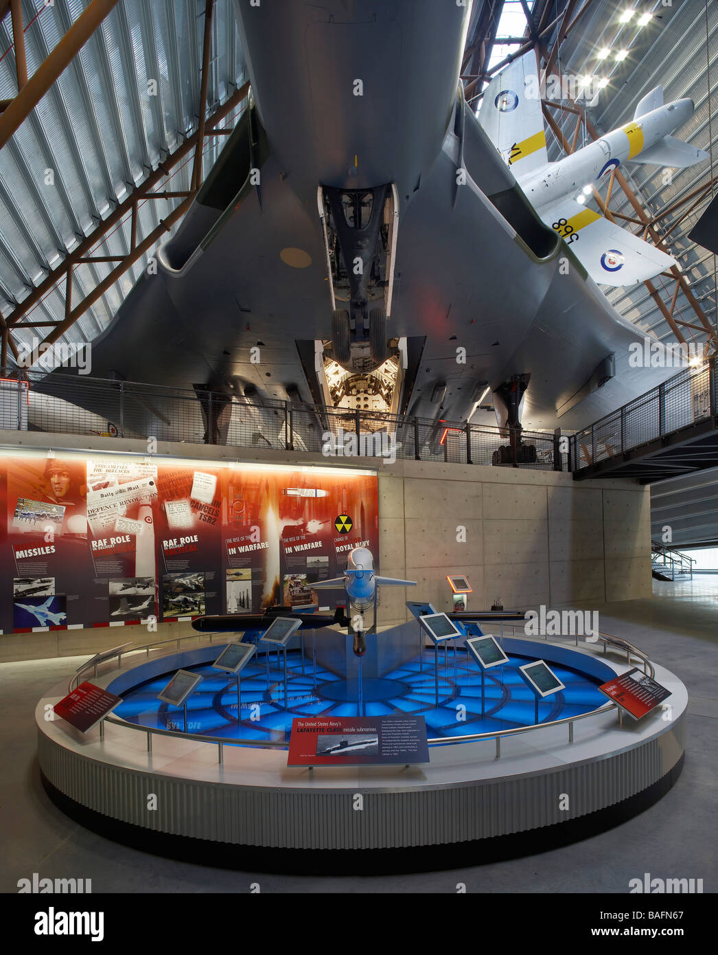 National Cold War Exhibition, Telford, United Kingdom, Feilden Clegg Bradley Architects, National cold war exhibition overall Stock Photo