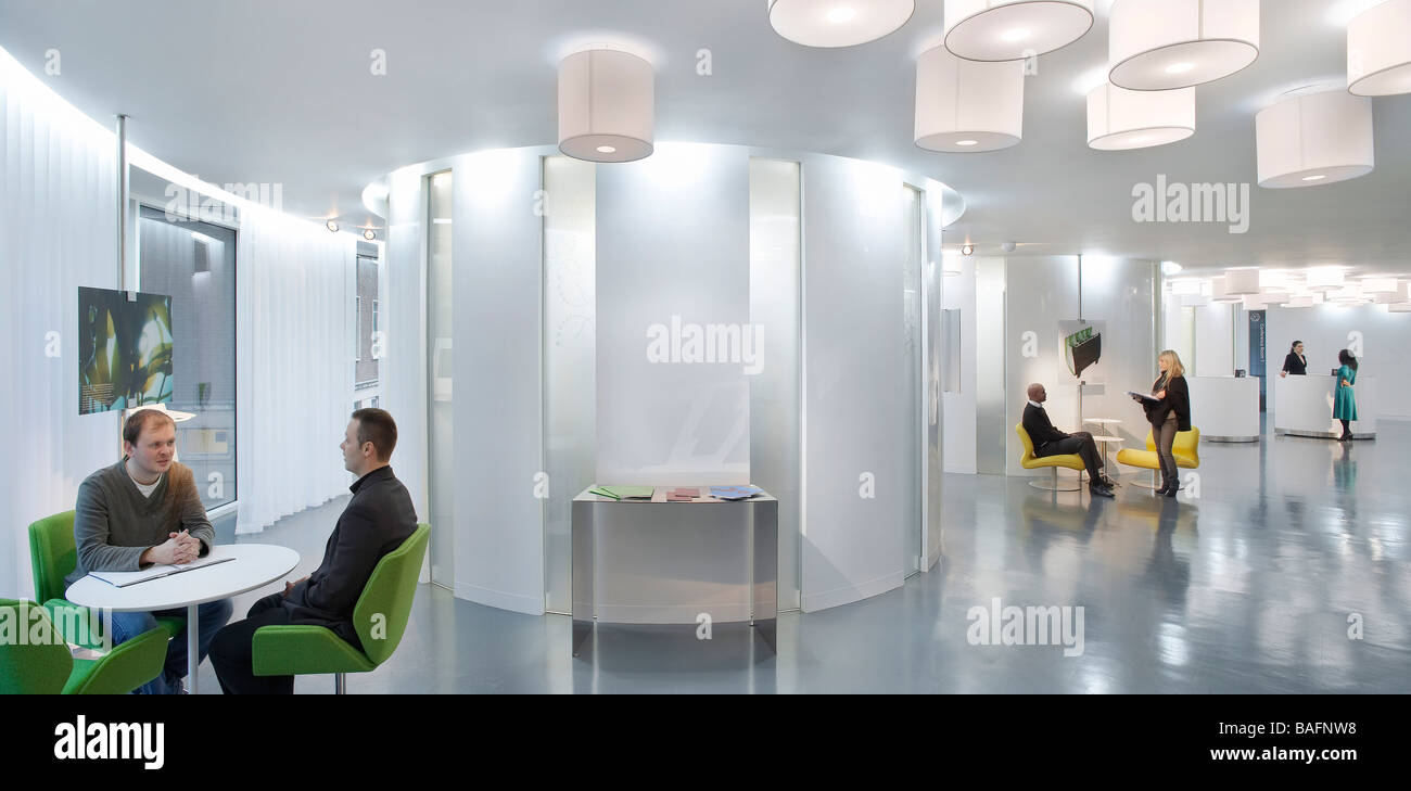 Nesta, London, United Kingdom, Bennett Interior Design, Nesta informal meeting space. Stock Photo