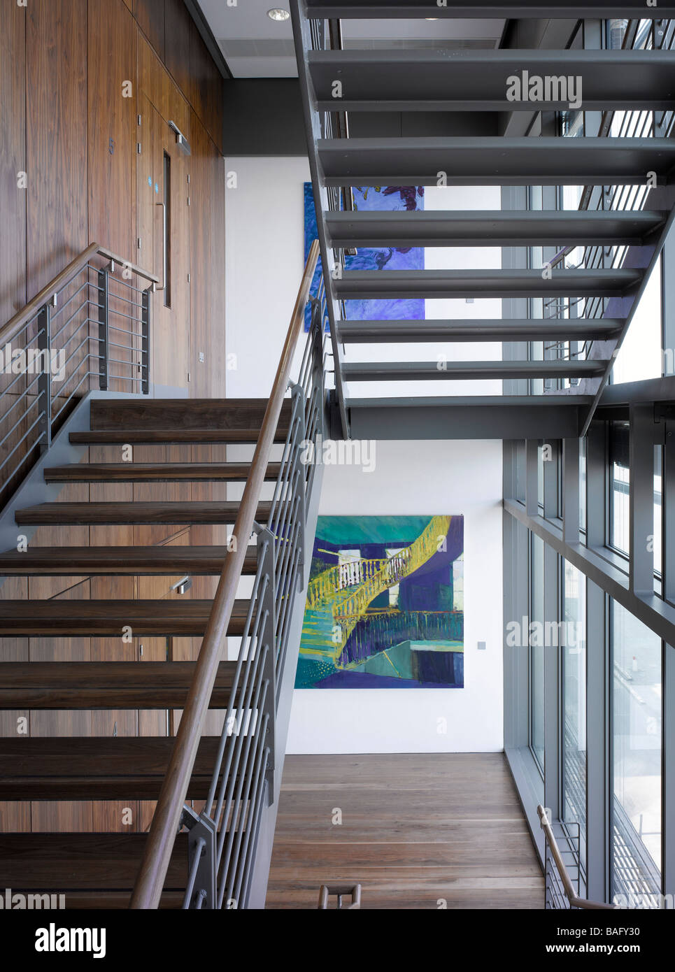 RIVERSIDE ONE OFFICES, SCOTT TALLON WALKER, DUBLIN, IRELAND Stock Photo