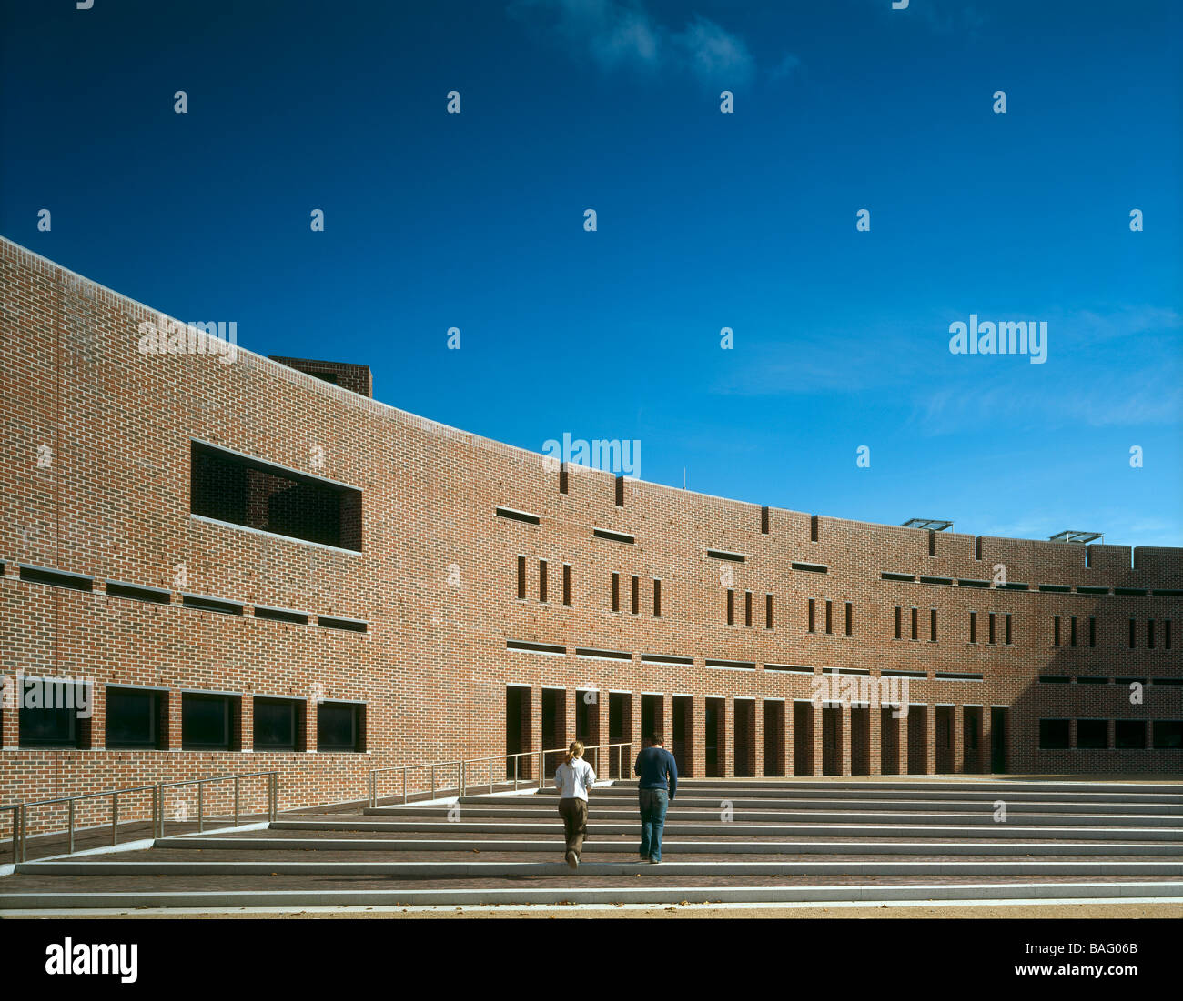 Cork Institute of Technology, Cork, Ireland, De Blacam and Meagher, Cork  institute of technology courtyard staircase Stock Photo - Alamy, image size:1300x1101
