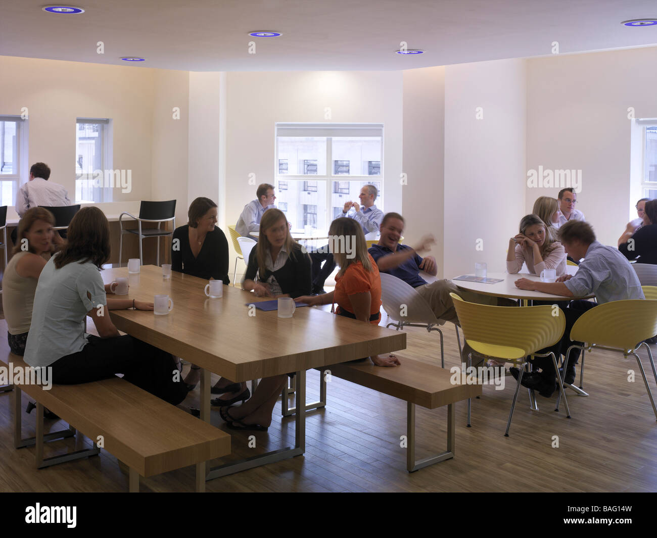 Warwick Street Offices, London, United Kingdom, Degw, Warwick street offices busy restaurant