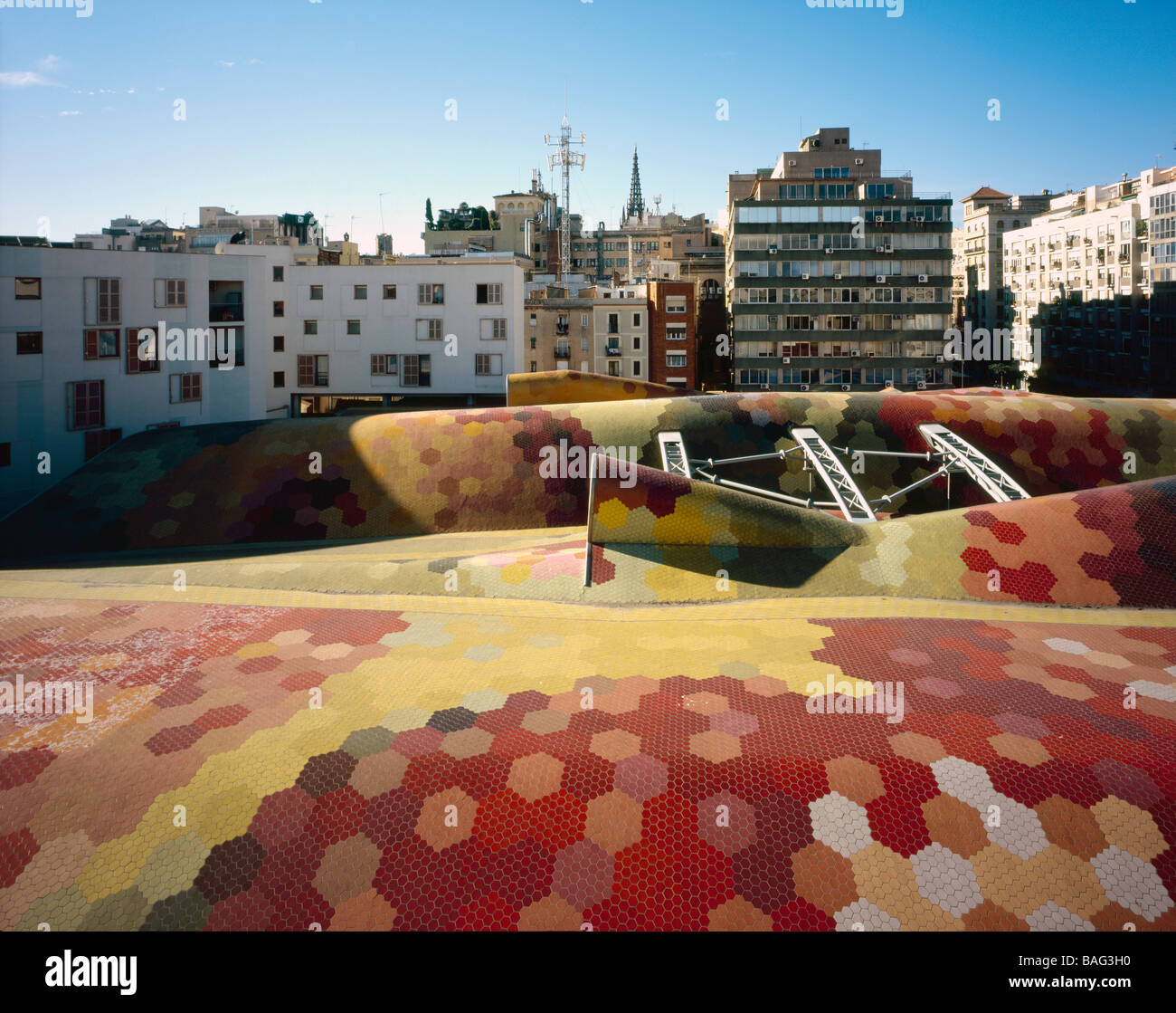 Santa Caterina Market Barcelona Spain Embt Arquitectes Associats Stock Photo Alamy