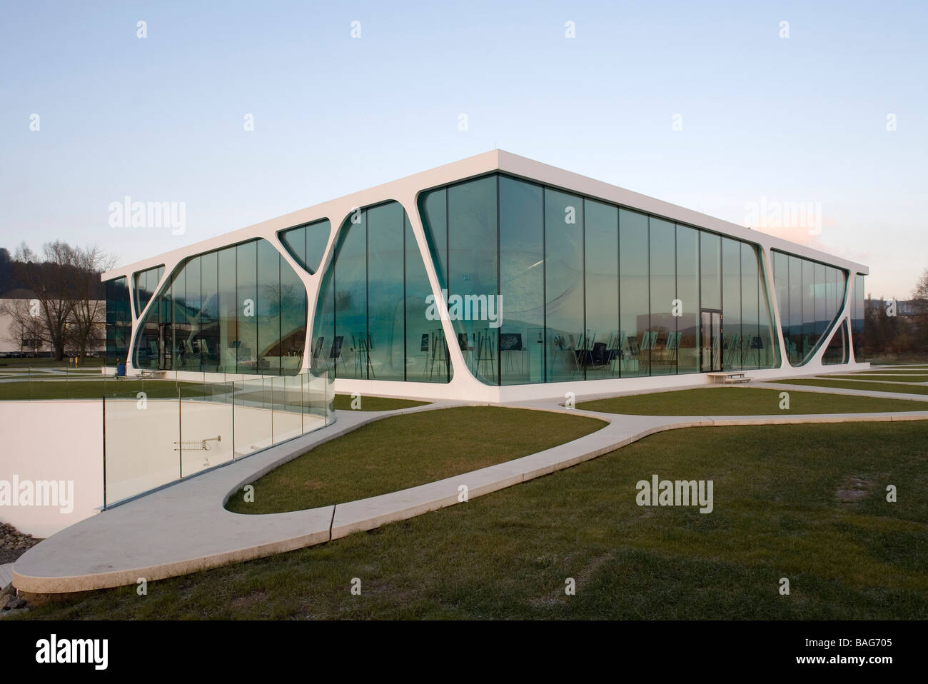 LEONARDO GLASS CUBE, 3DELUXE, BAD DRIBURG, GERMANY Stock Photo - Alamy