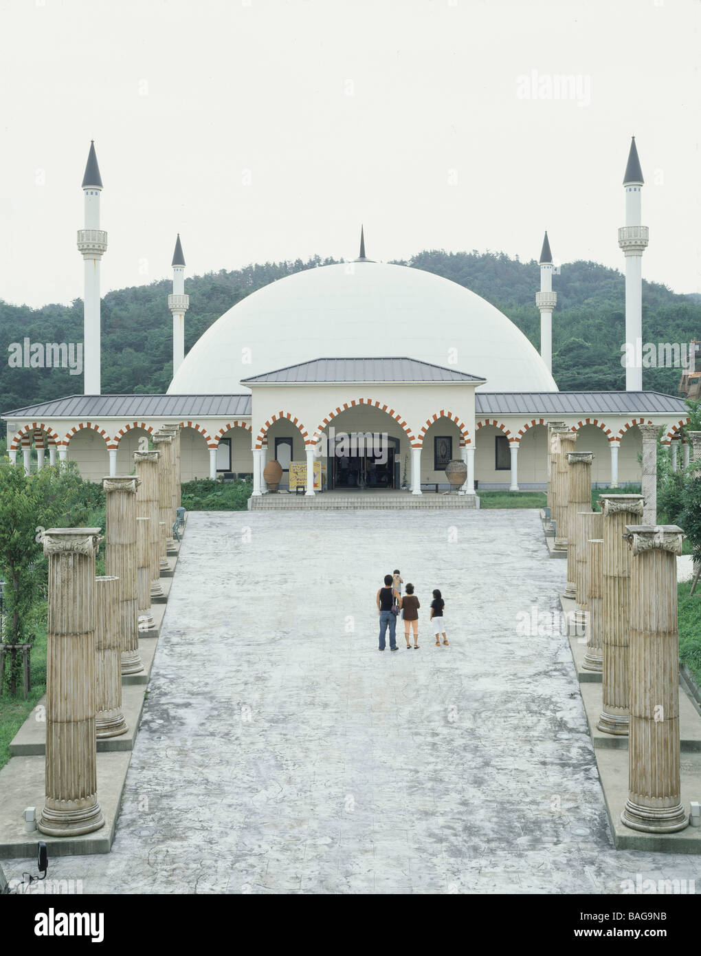 Gaikoku Mura, Japan, Architect Unknown, Gaikoku mura turkey. Stock Photo