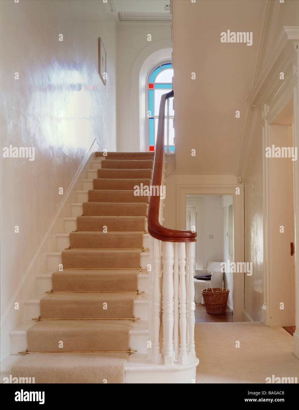 Private House, Dublin, Ireland, Architect Unknown, Private house stairs ...