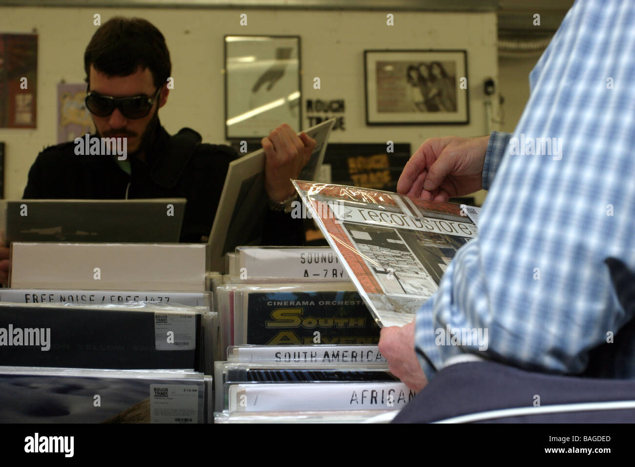 Rough Trade East Music Store Stock Photo