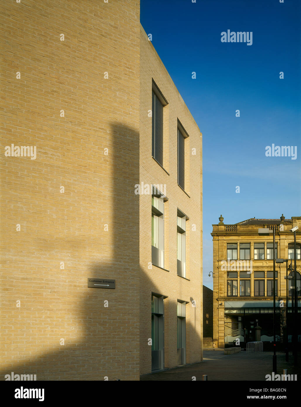 BURNLEY JOB CENTRE, ALLIES AND MORRISON, BURNLEY, UNITED KINGDOM Stock