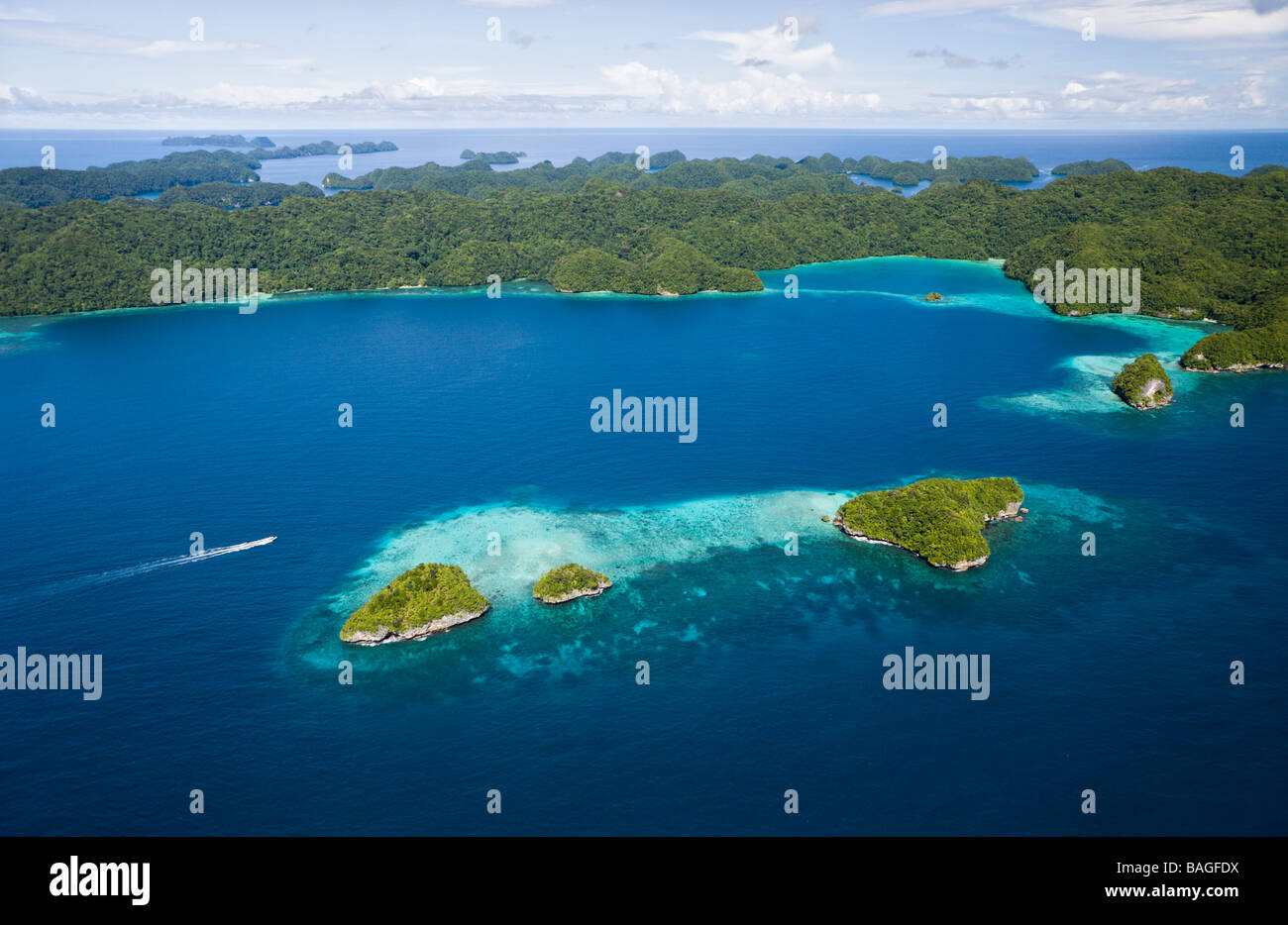 Islands of Palau Micronesia Palau Stock Photo